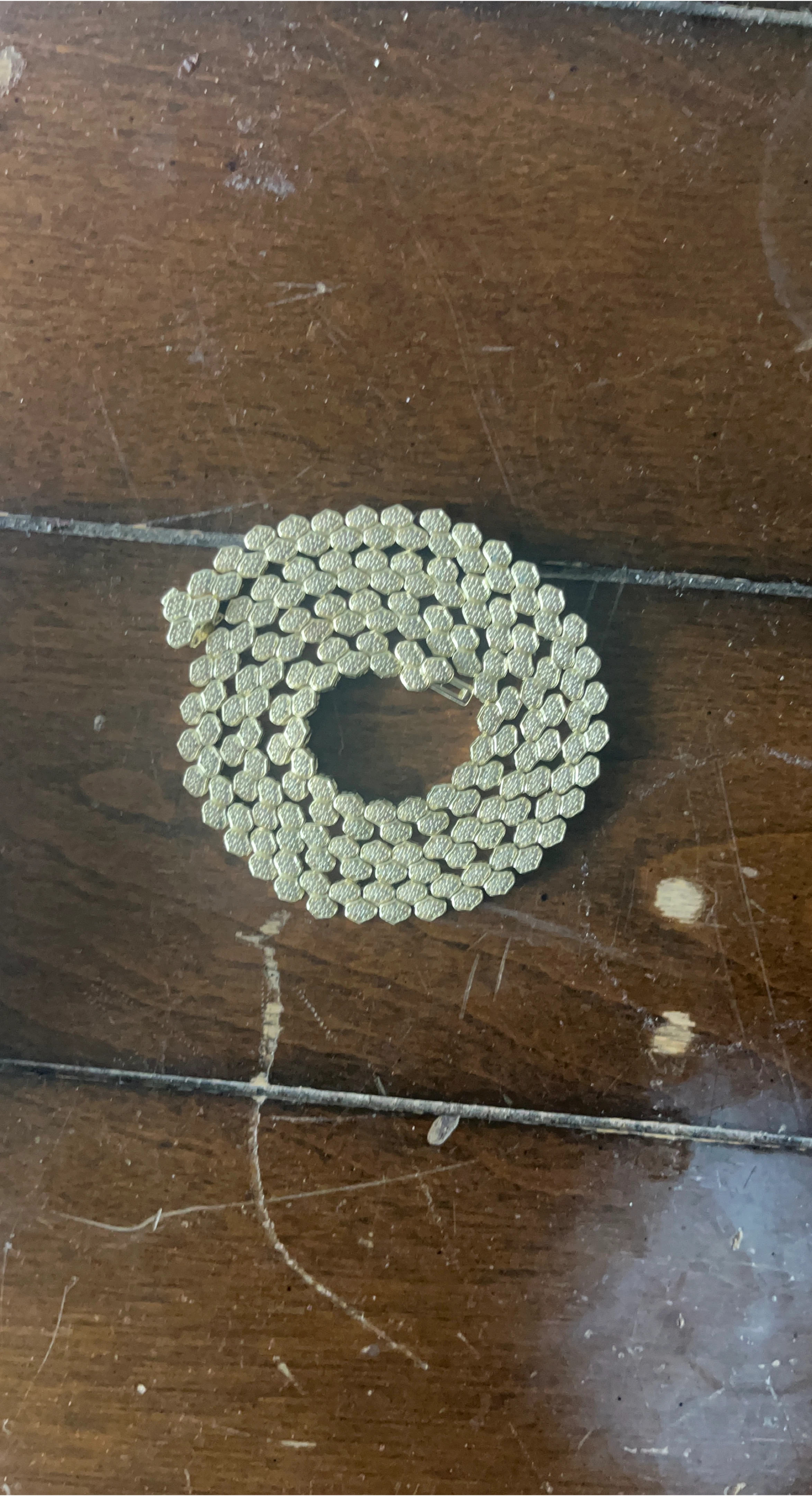 Gold Tone Chain Necklace