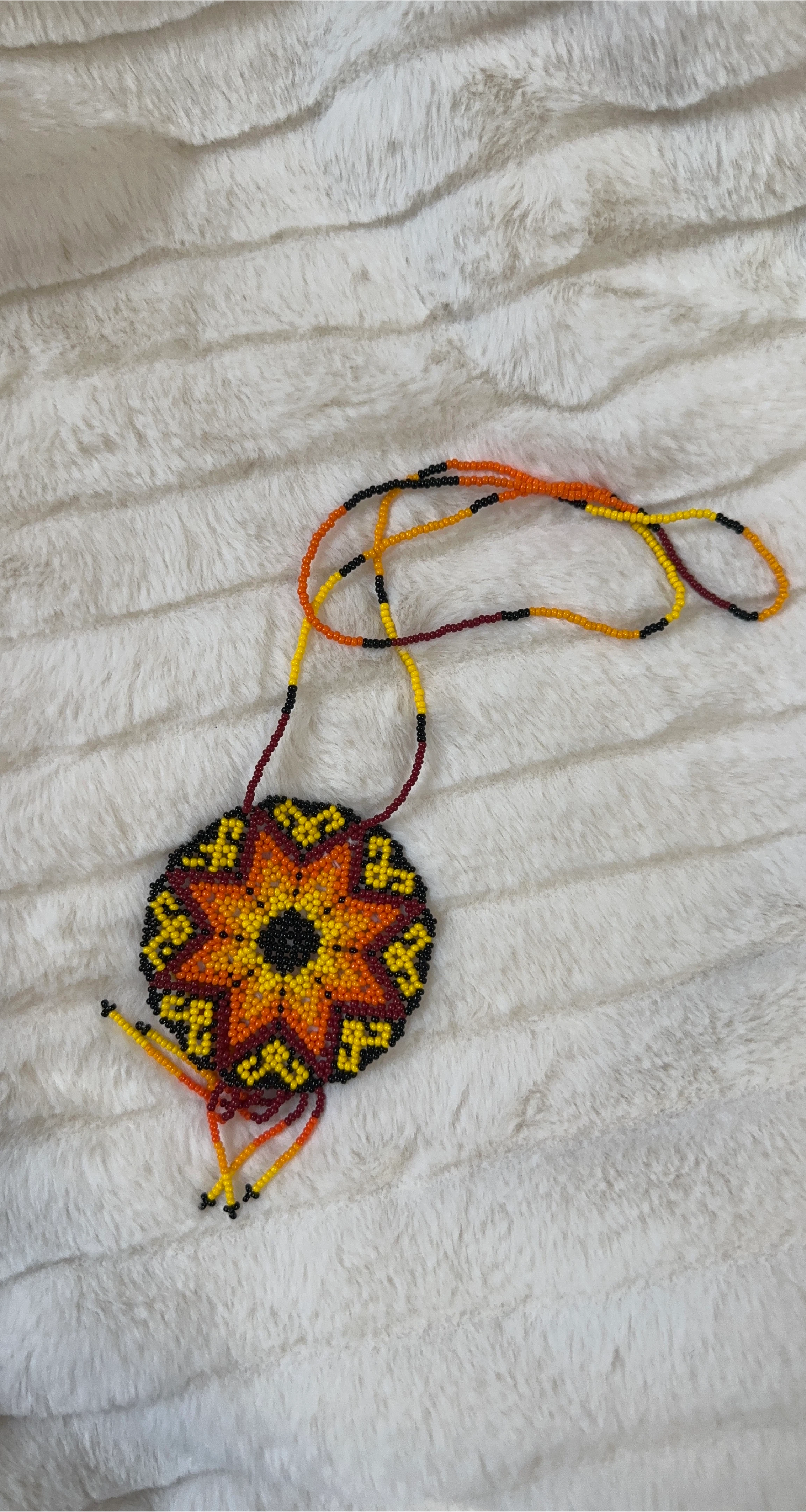 Beaded Pendant Necklace