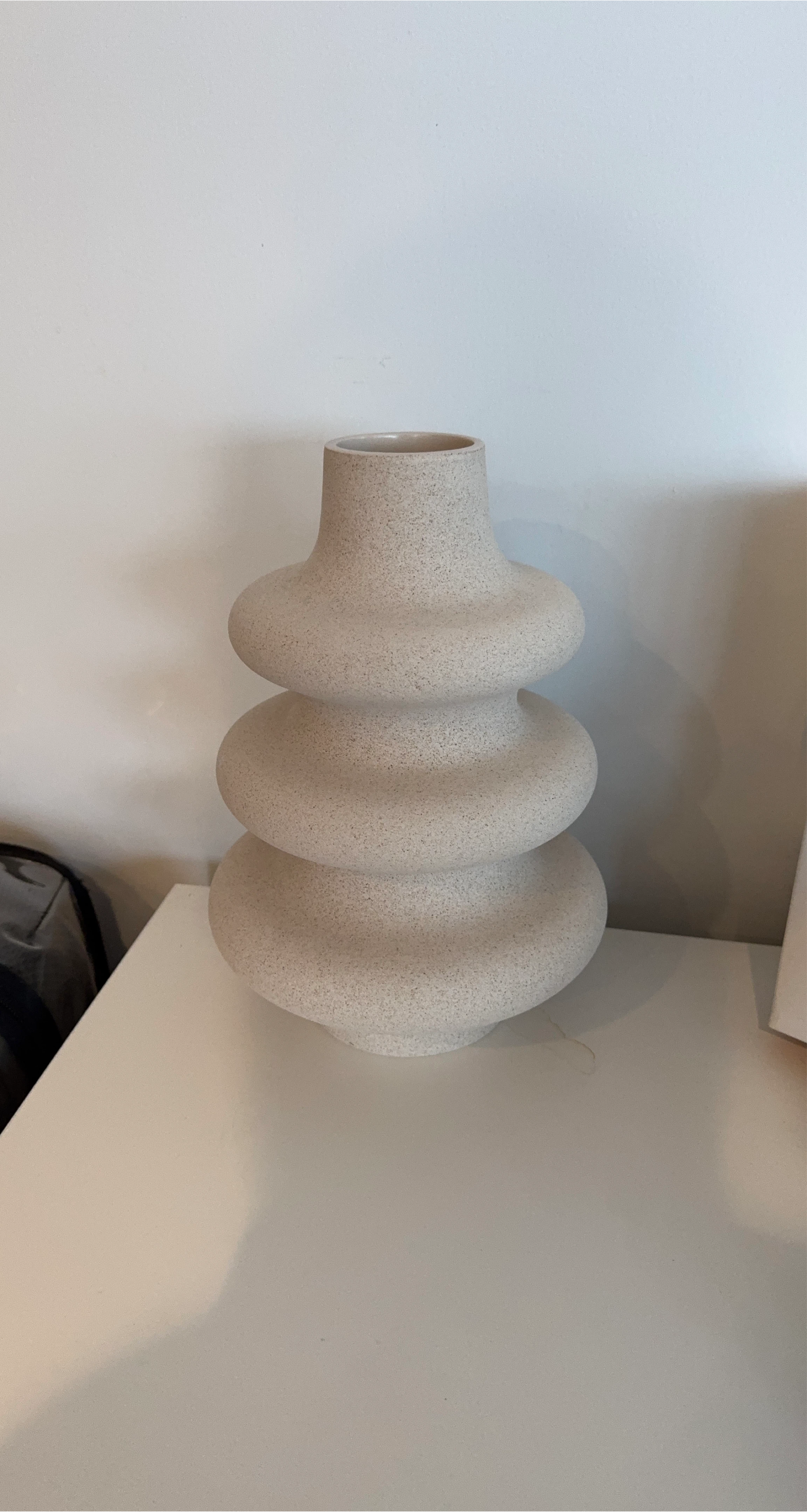 Textured Speckled Ceramic Vase