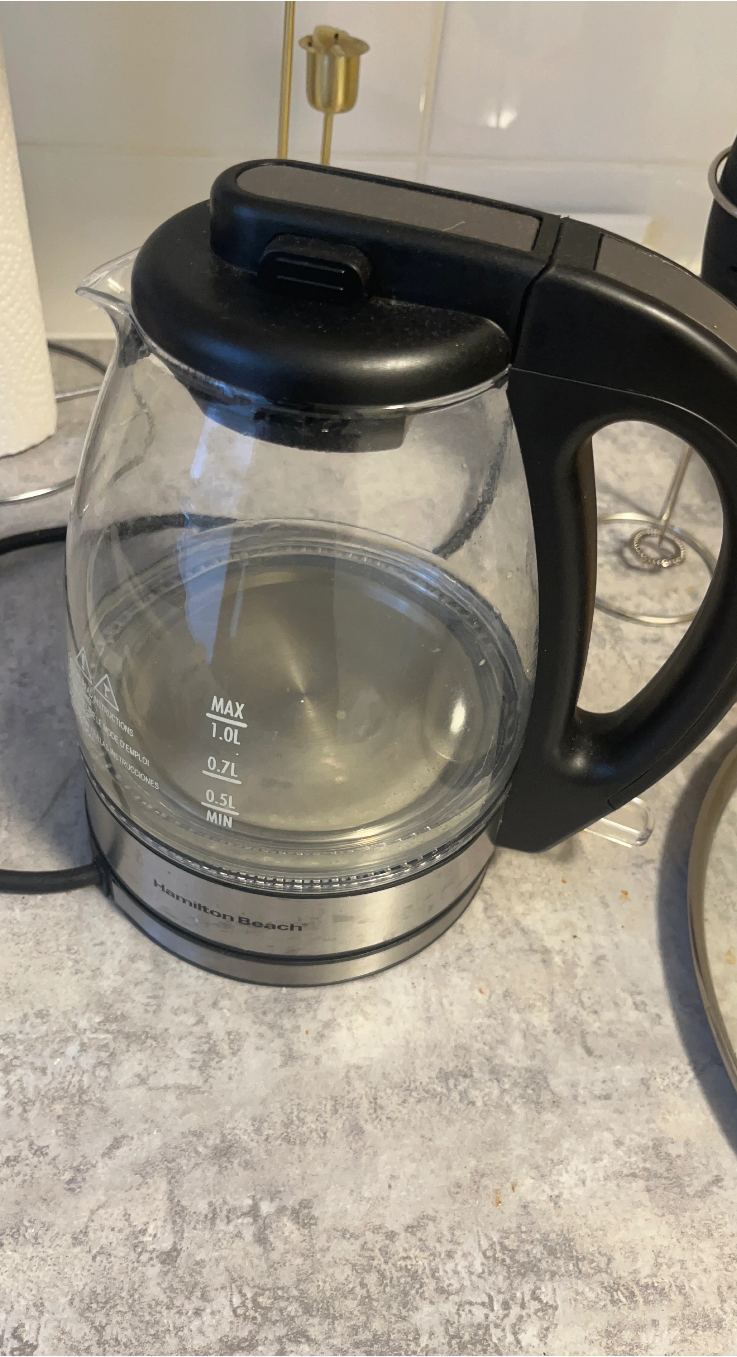 Hamilton Beach Glass Electric Kettle 1.0L