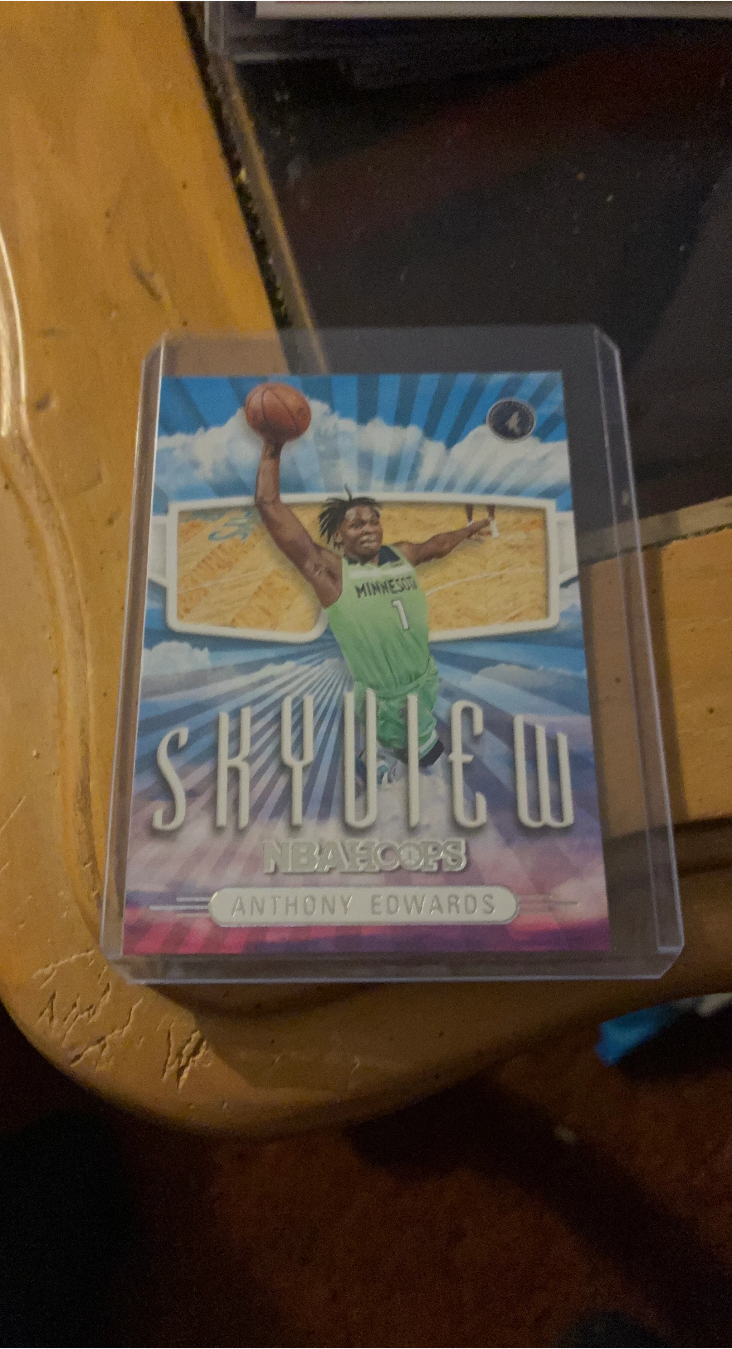 Anthony Edwards Skyview NBA Hoops Basketball Card