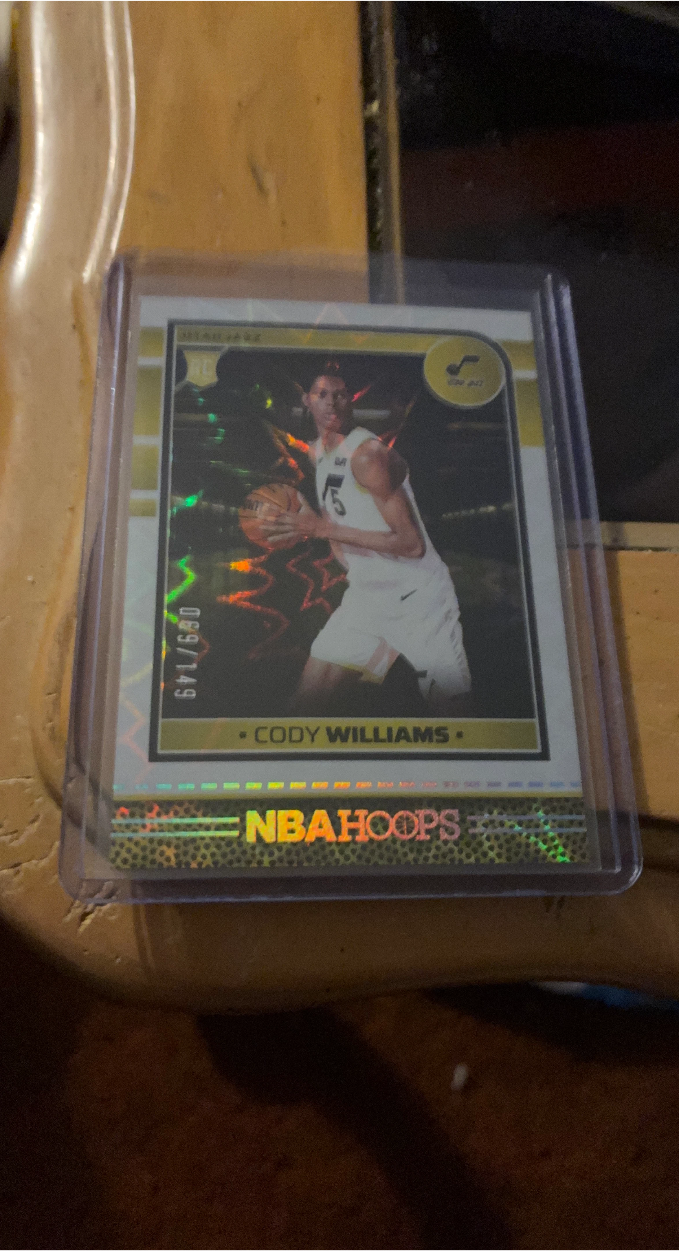 2023-24 NBA Hoops Cody Williams Rookie Card 89/149