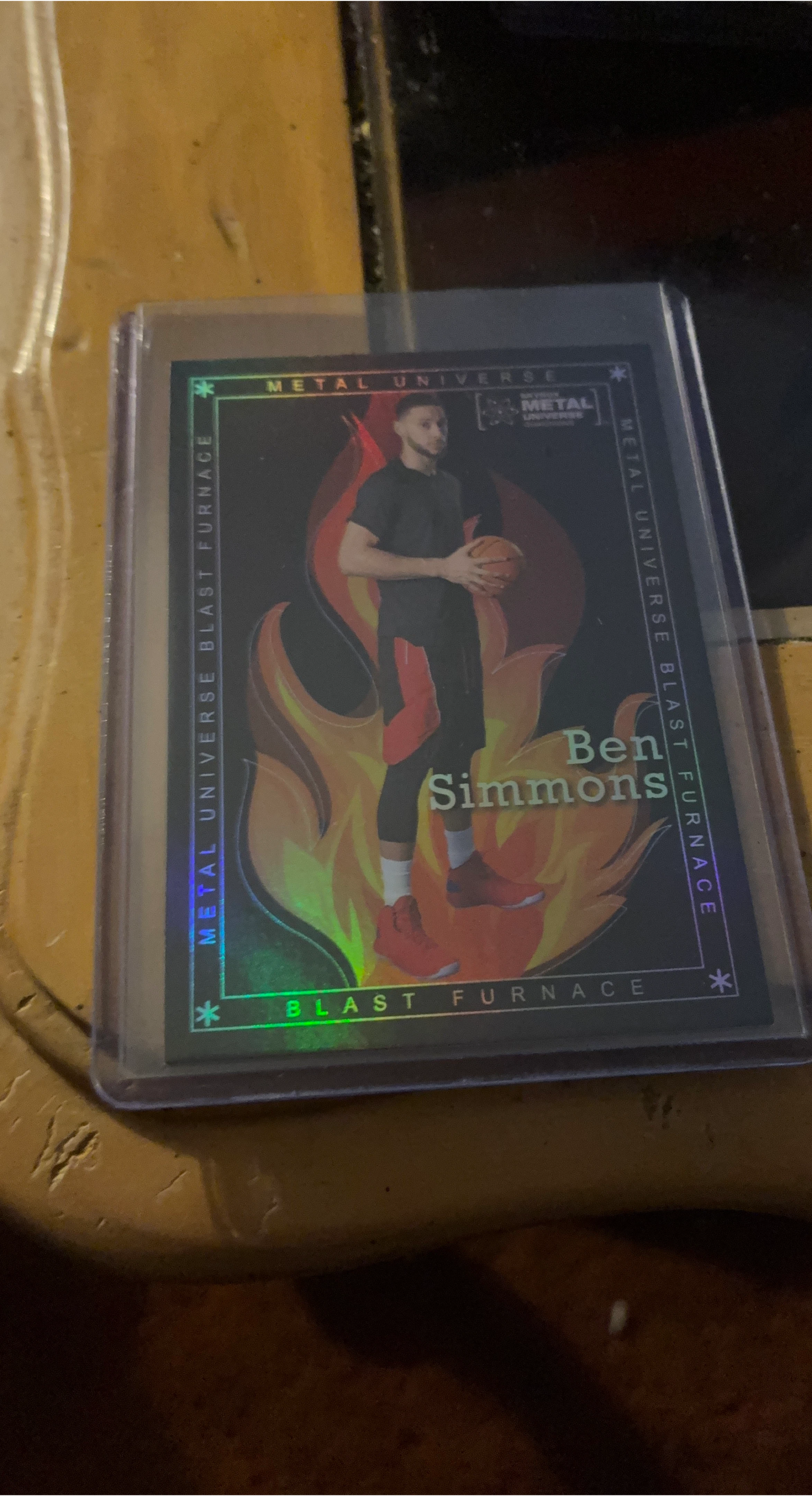 2020-21 Metal Universe Blast Furnace Ben Simmons Card