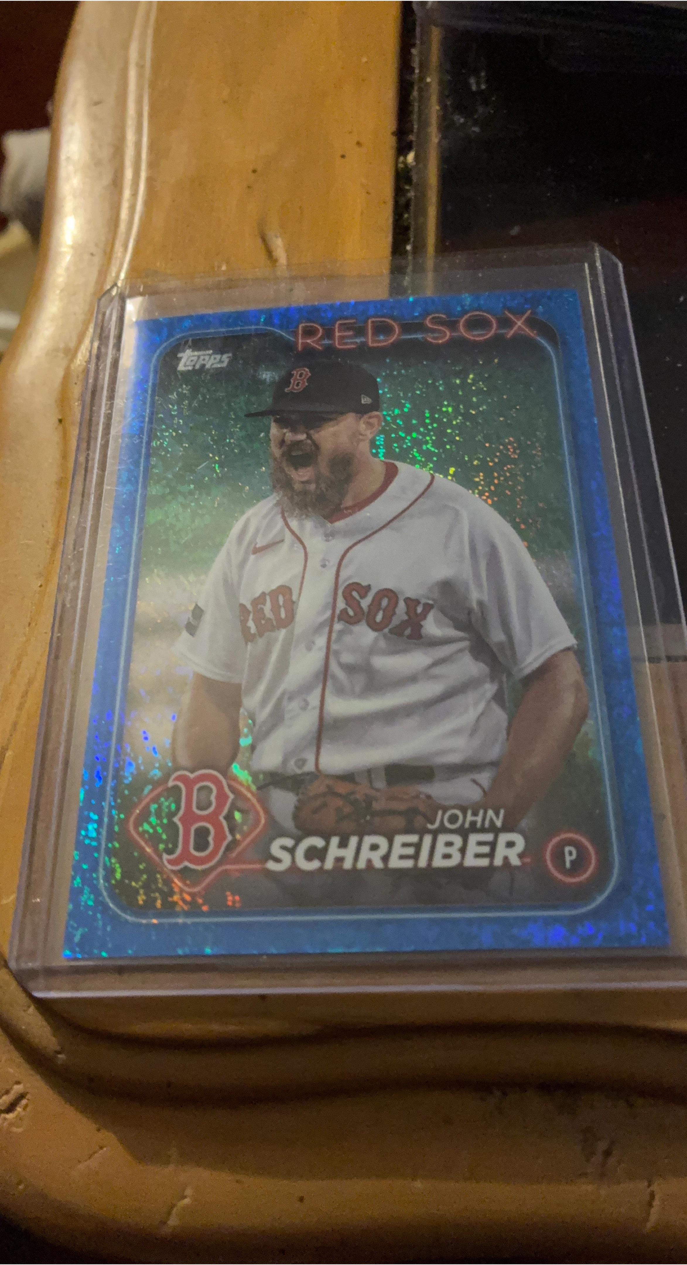 Topps John Schreiber Red Sox Baseball Card