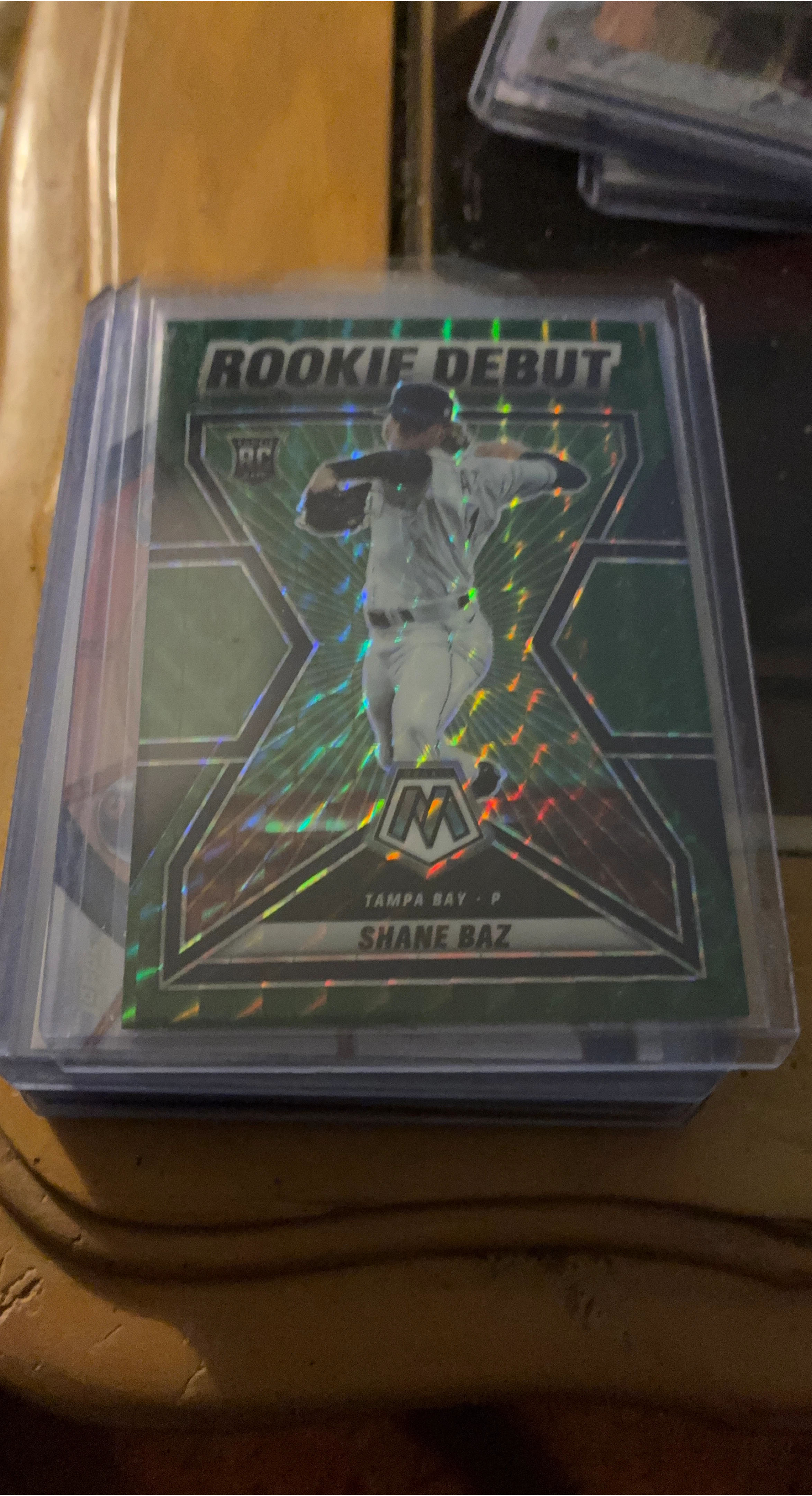 2021 Panini Mosaic Shane Baz Rookie Debut Baseball Card