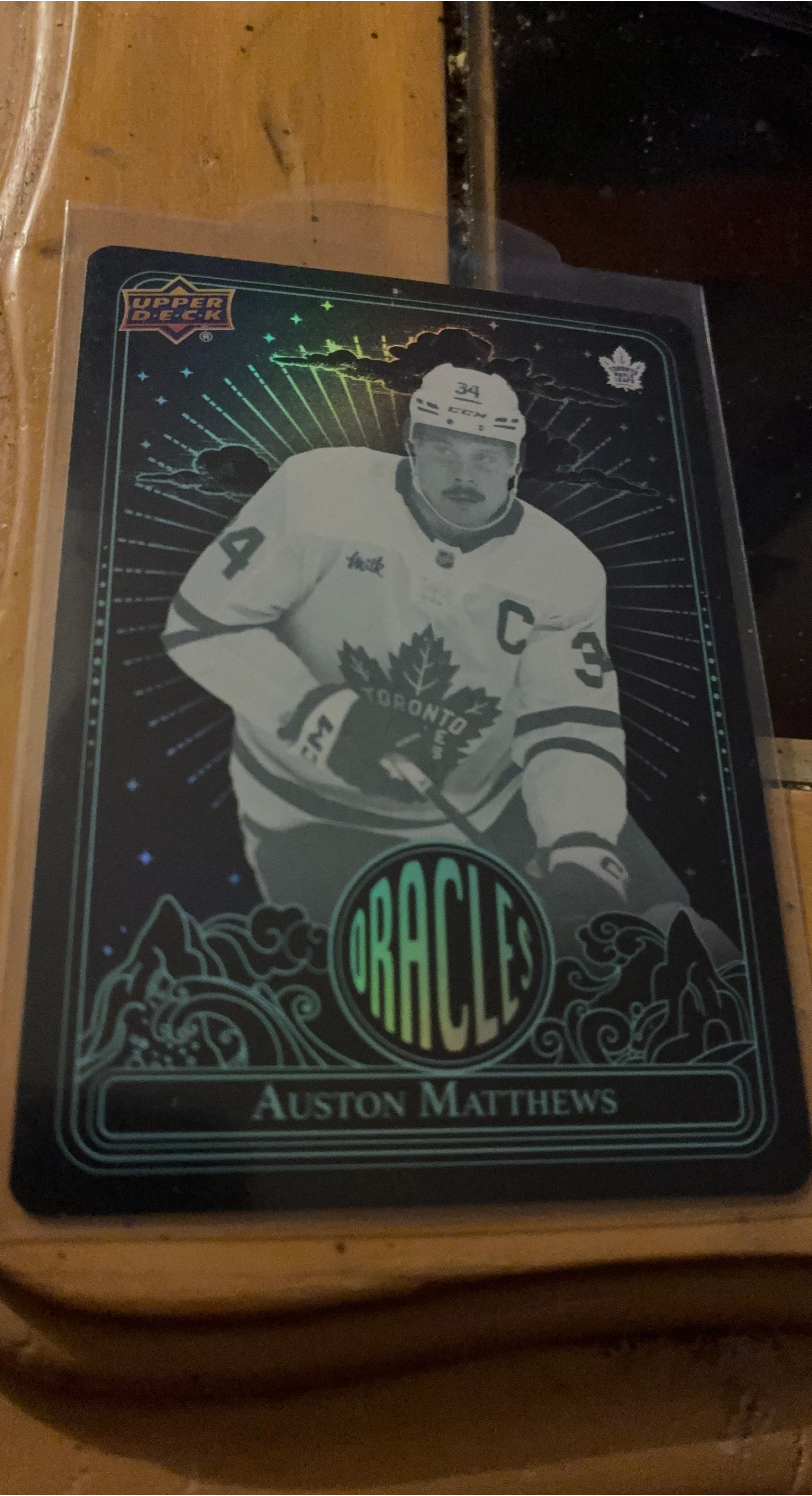 Upper Deck Auston Matthews Oracle Hockey Card