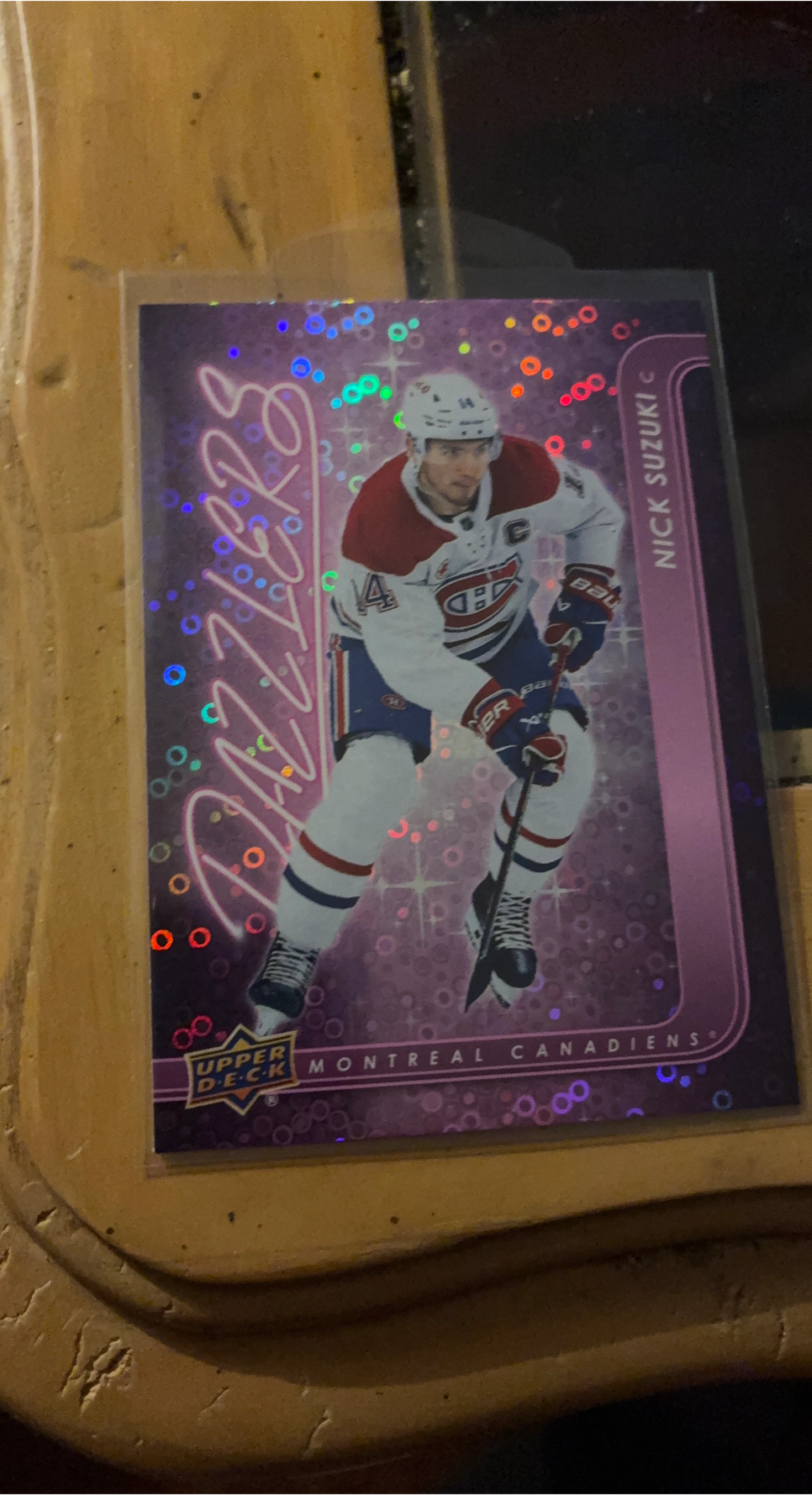 Nick Suzuki Montreal Canadiens Upper Deck Dazzlers Hockey Card