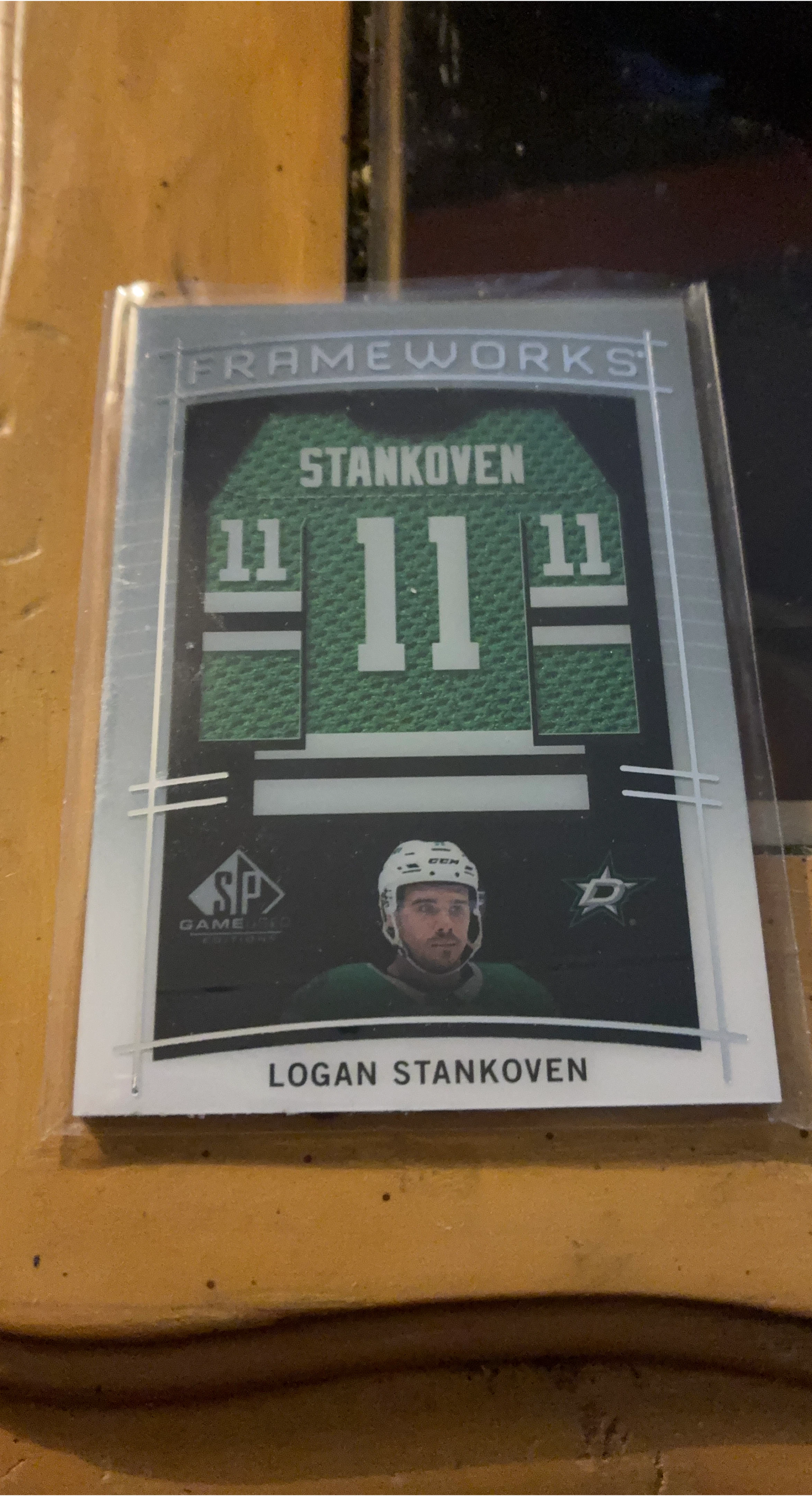 2022 SP Game Used Frameworks Logan Stankoven Rookie Card