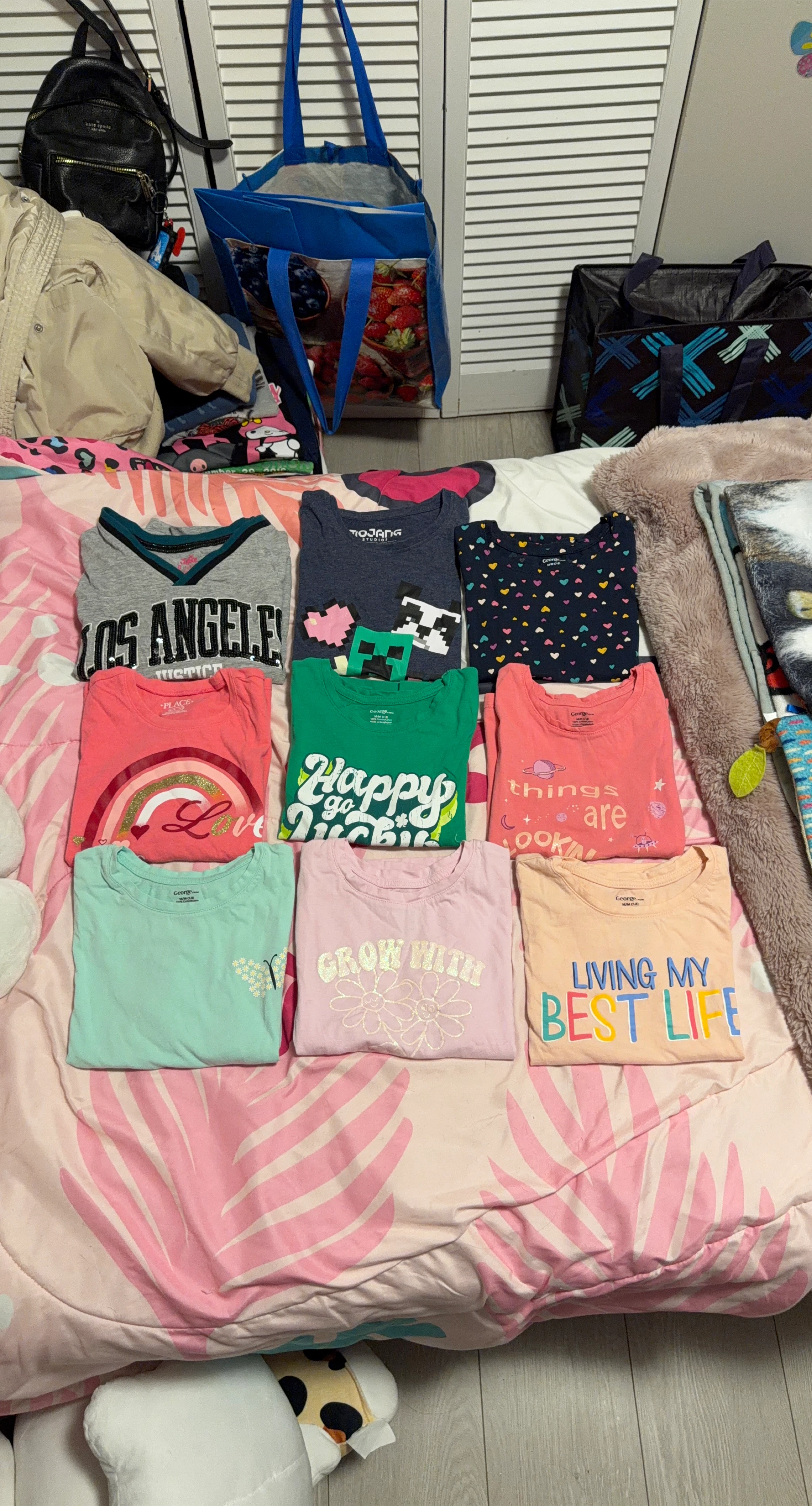 Girls' T-Shirts Bundle Size Medium (7-8)