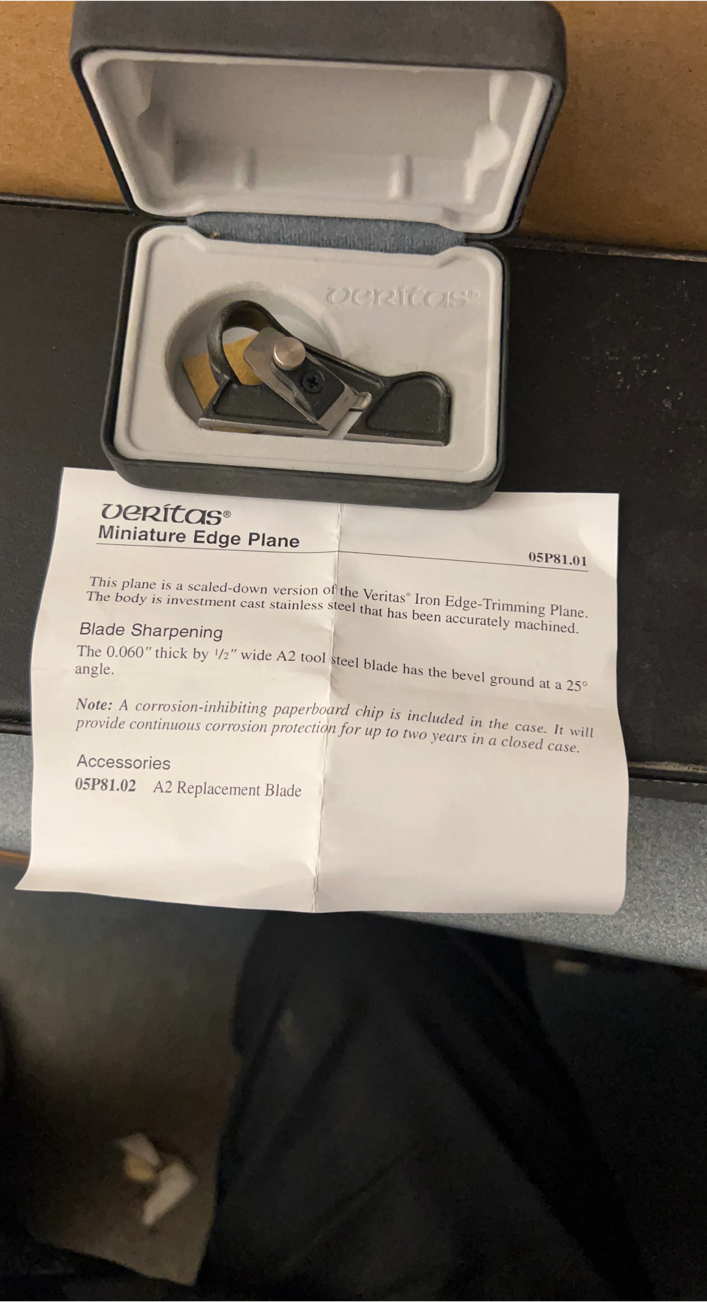 Veritas Miniature Edge Plane