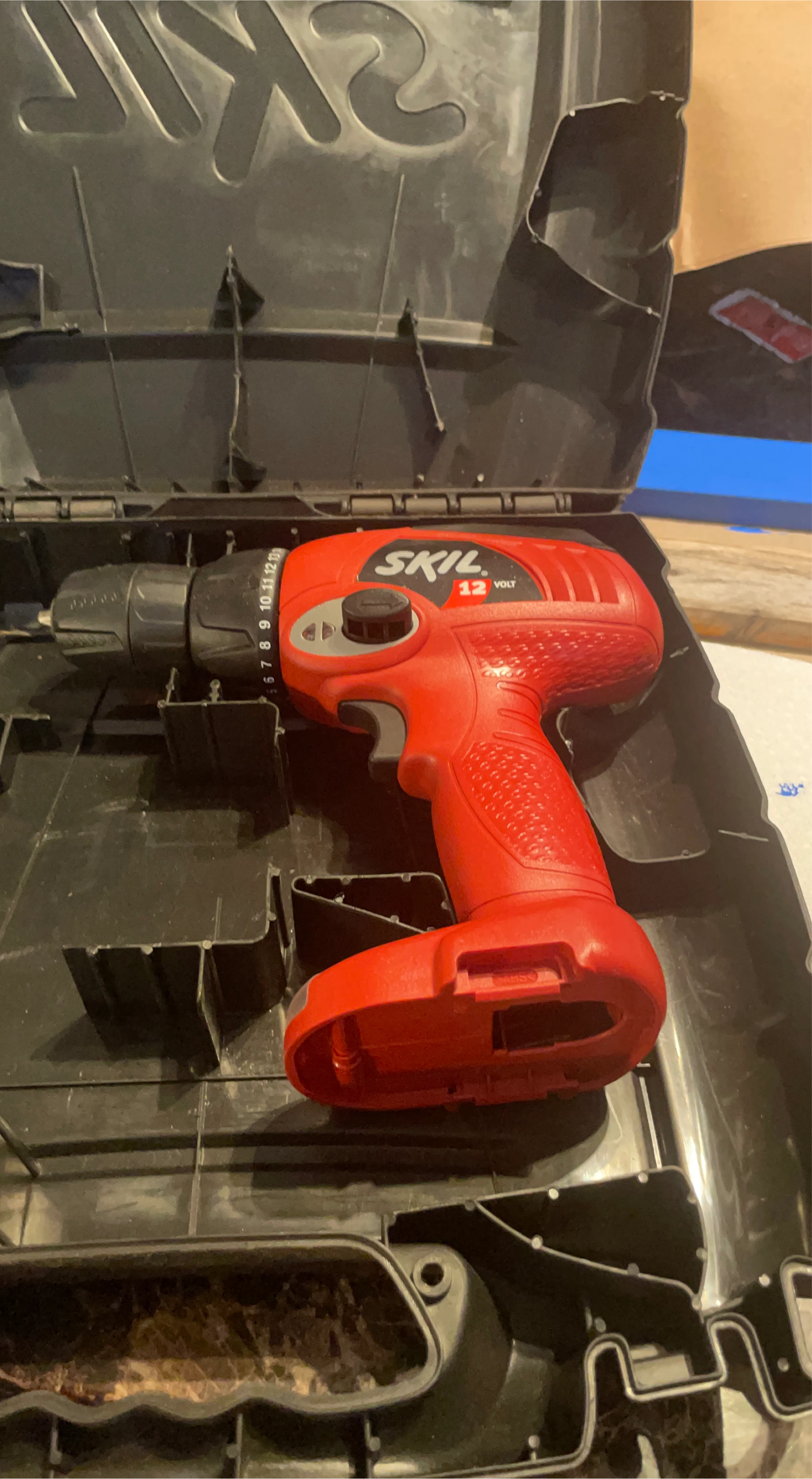 SKIL 12 Volt Cordless Drill with Case