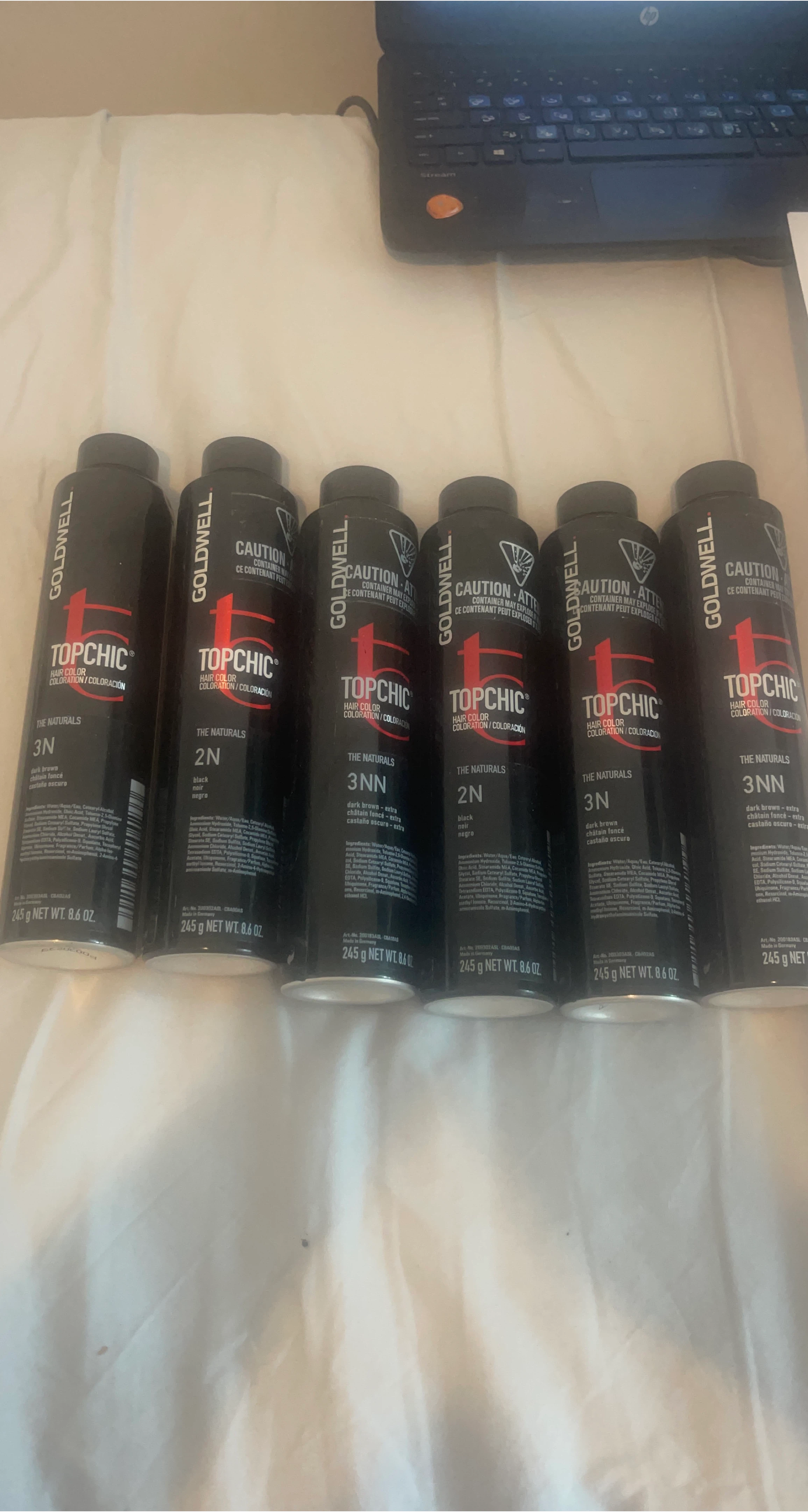 Goldwell Topchic Hair Color Lot of 6