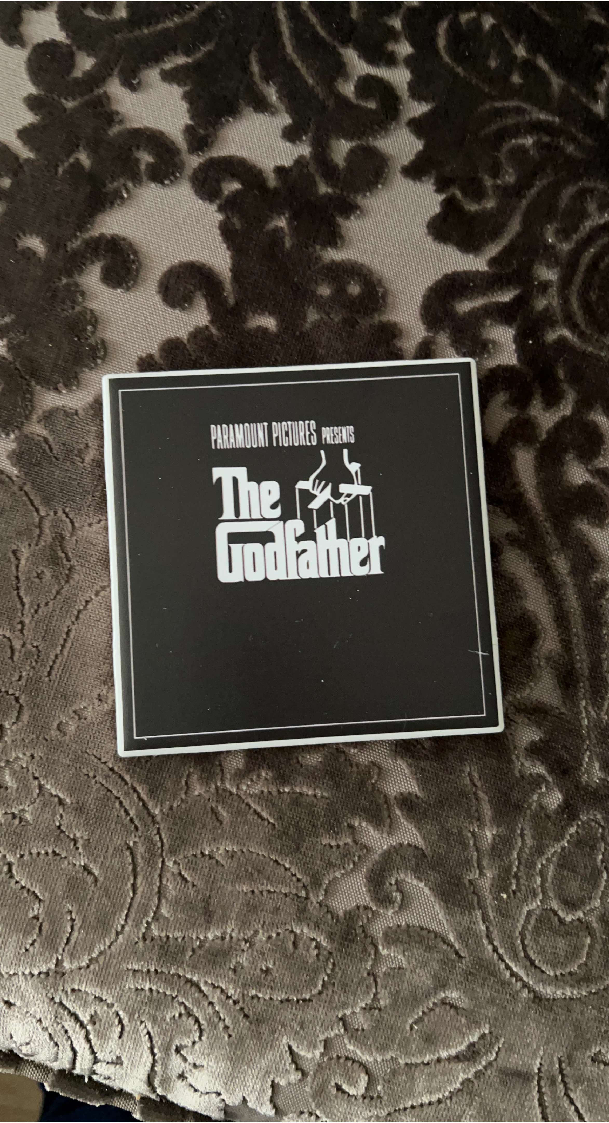 The Godfather Movie ceramic coaster