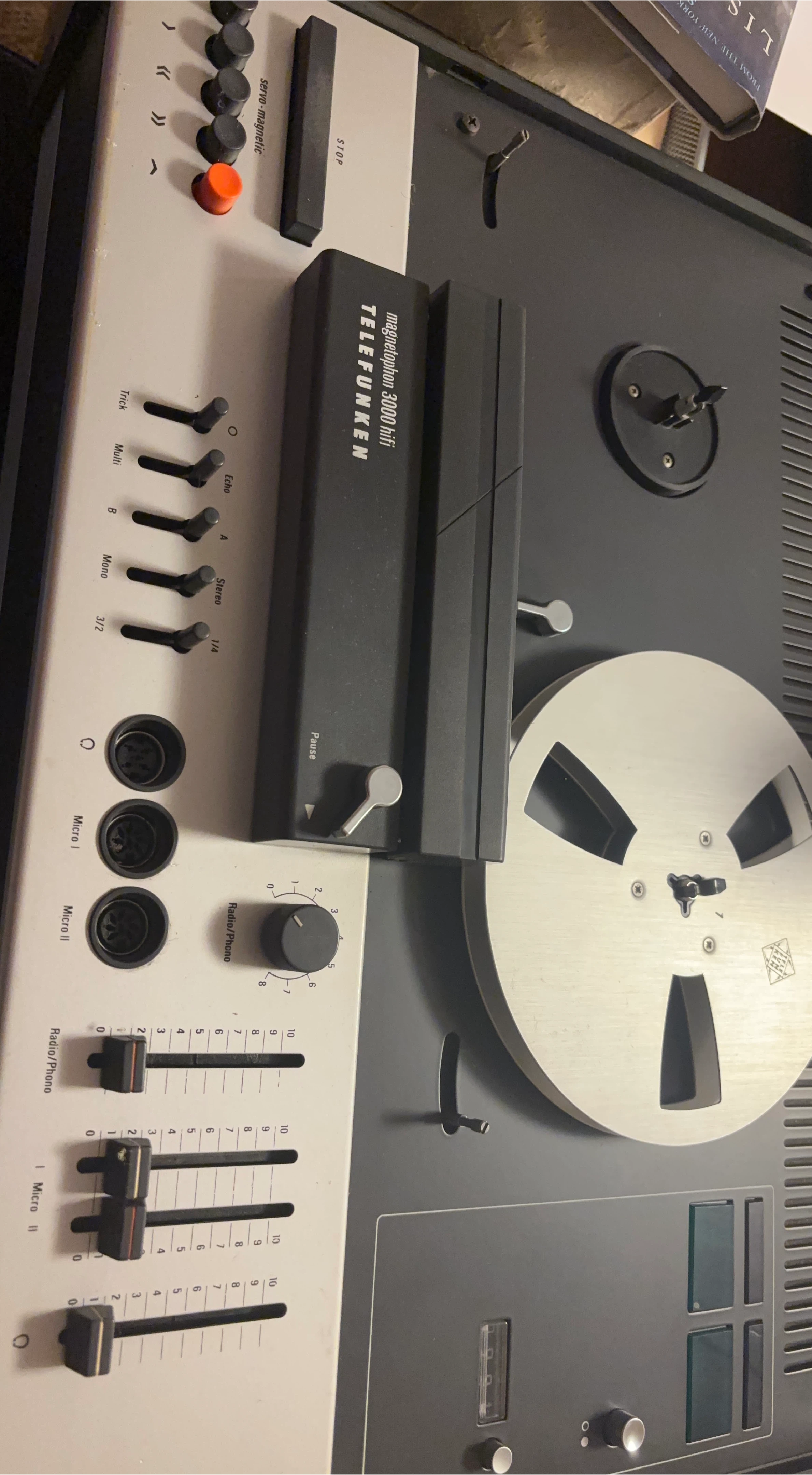 Telefunken Magnetophon 3000 Hifi Reel-to-Reel Tape Recorder