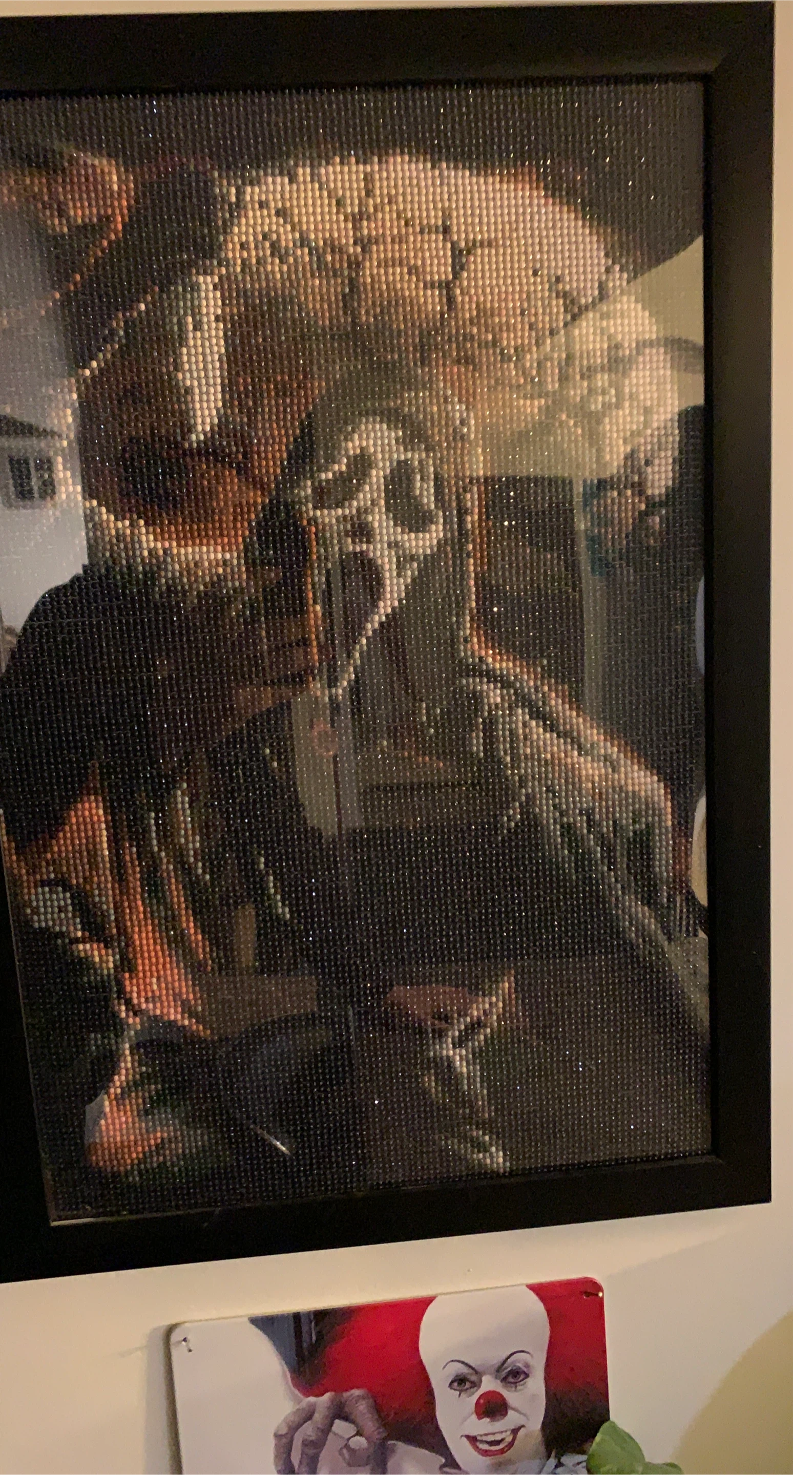 Framed Diamond Painting - Scary Clown Portrait