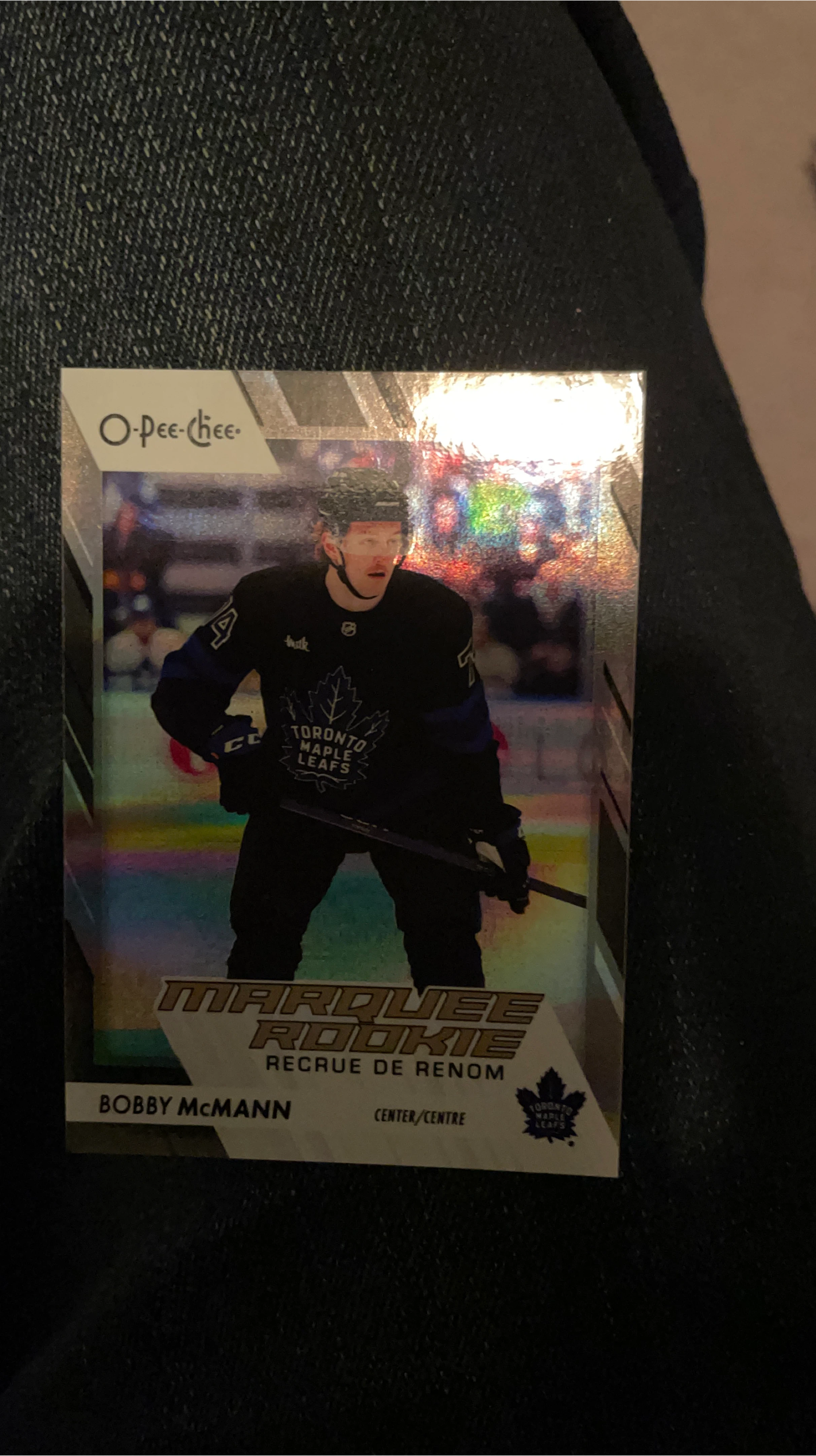 O-Pee-Chee Bobby Mcmann Marquee Rookie Hockey Card
