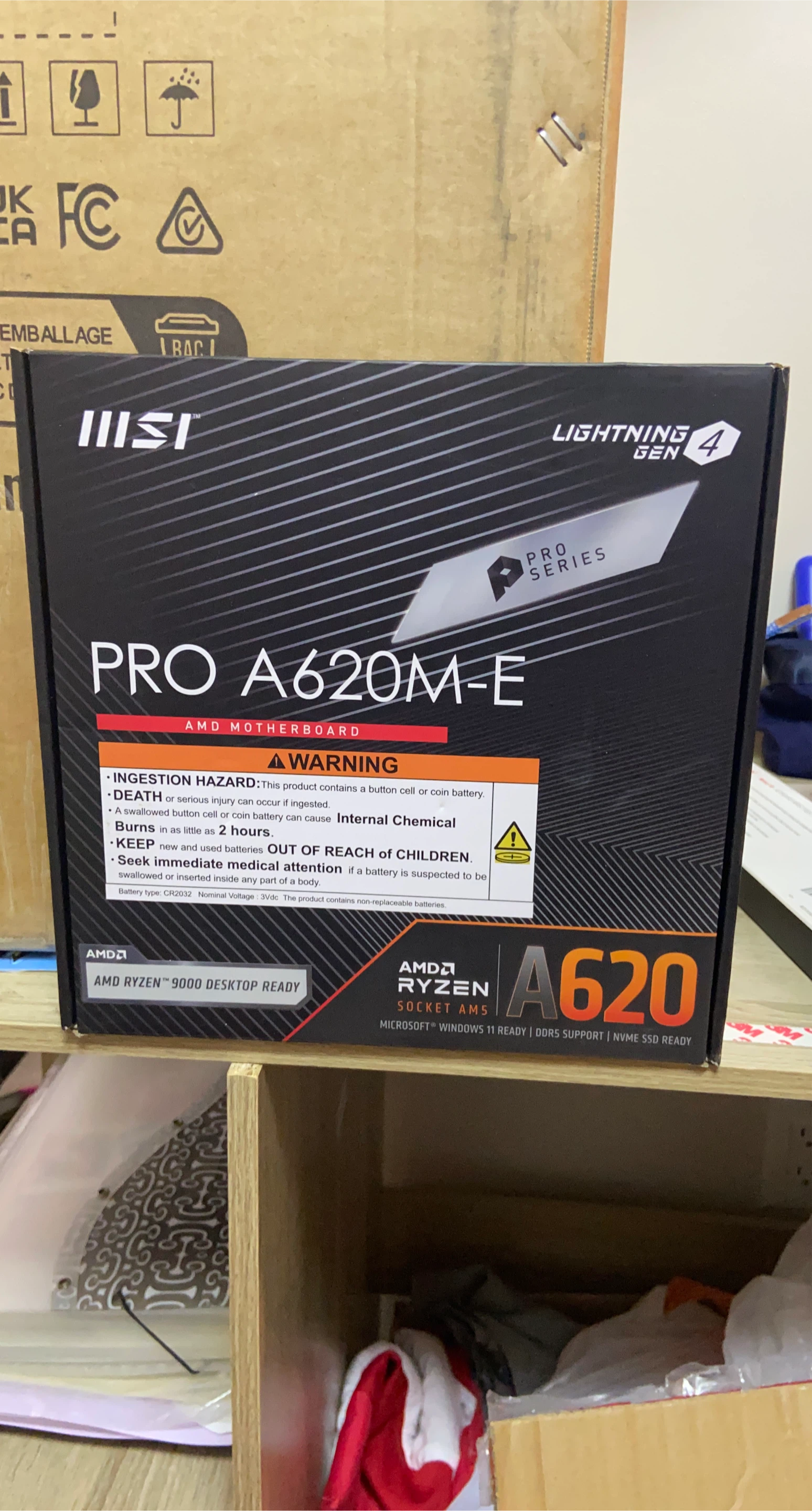 MSI PRO A620M-E AMD Motherboard