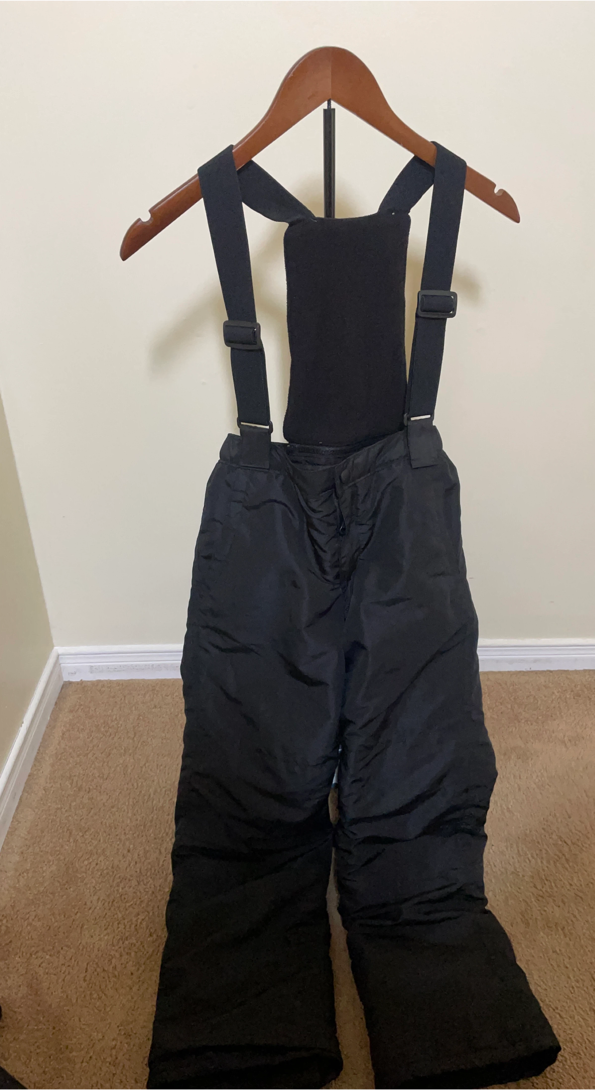 The Children's Place Black Snow Bib Pants Size 10