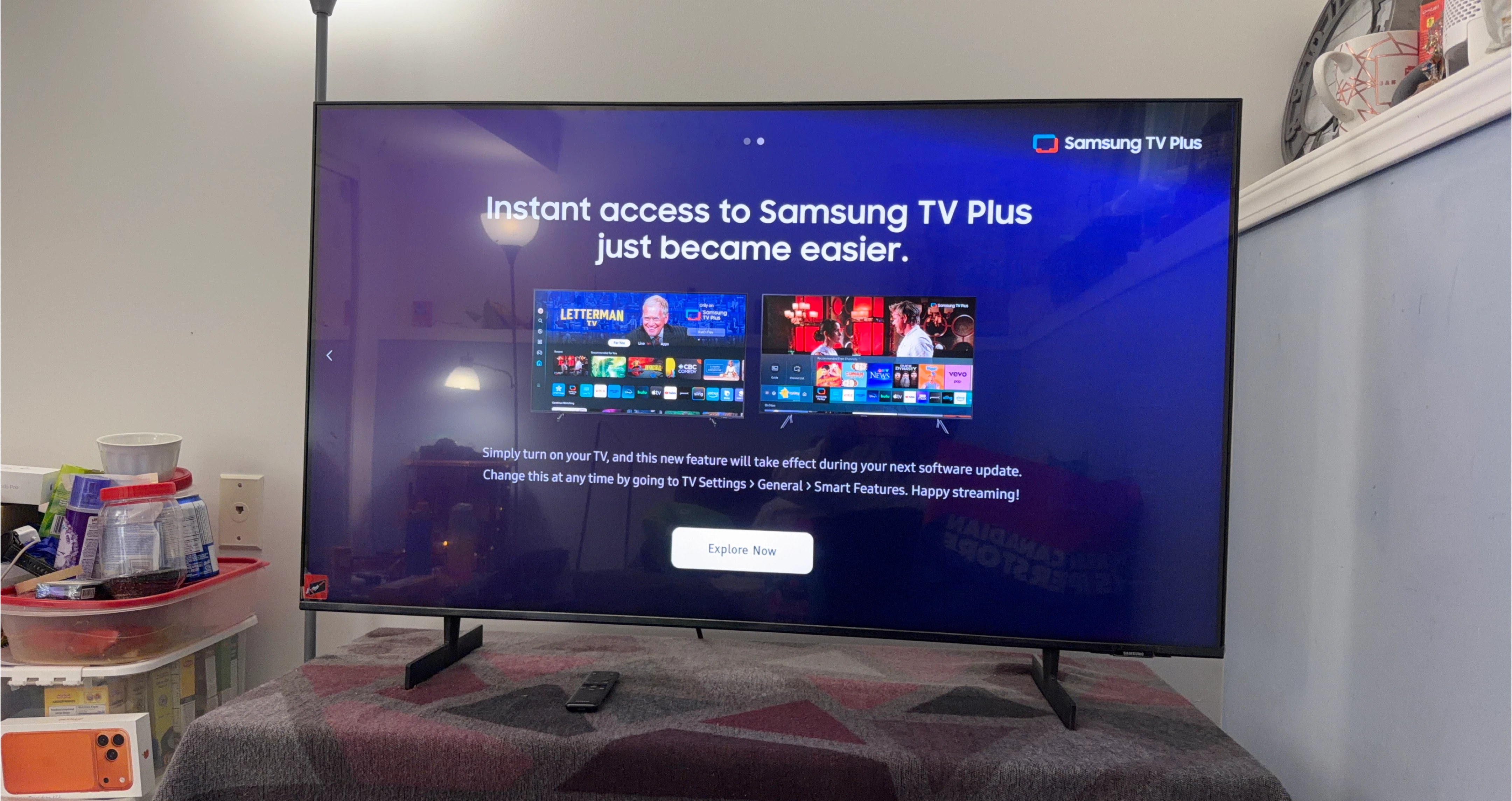 Samsung TV Plus Instant Access