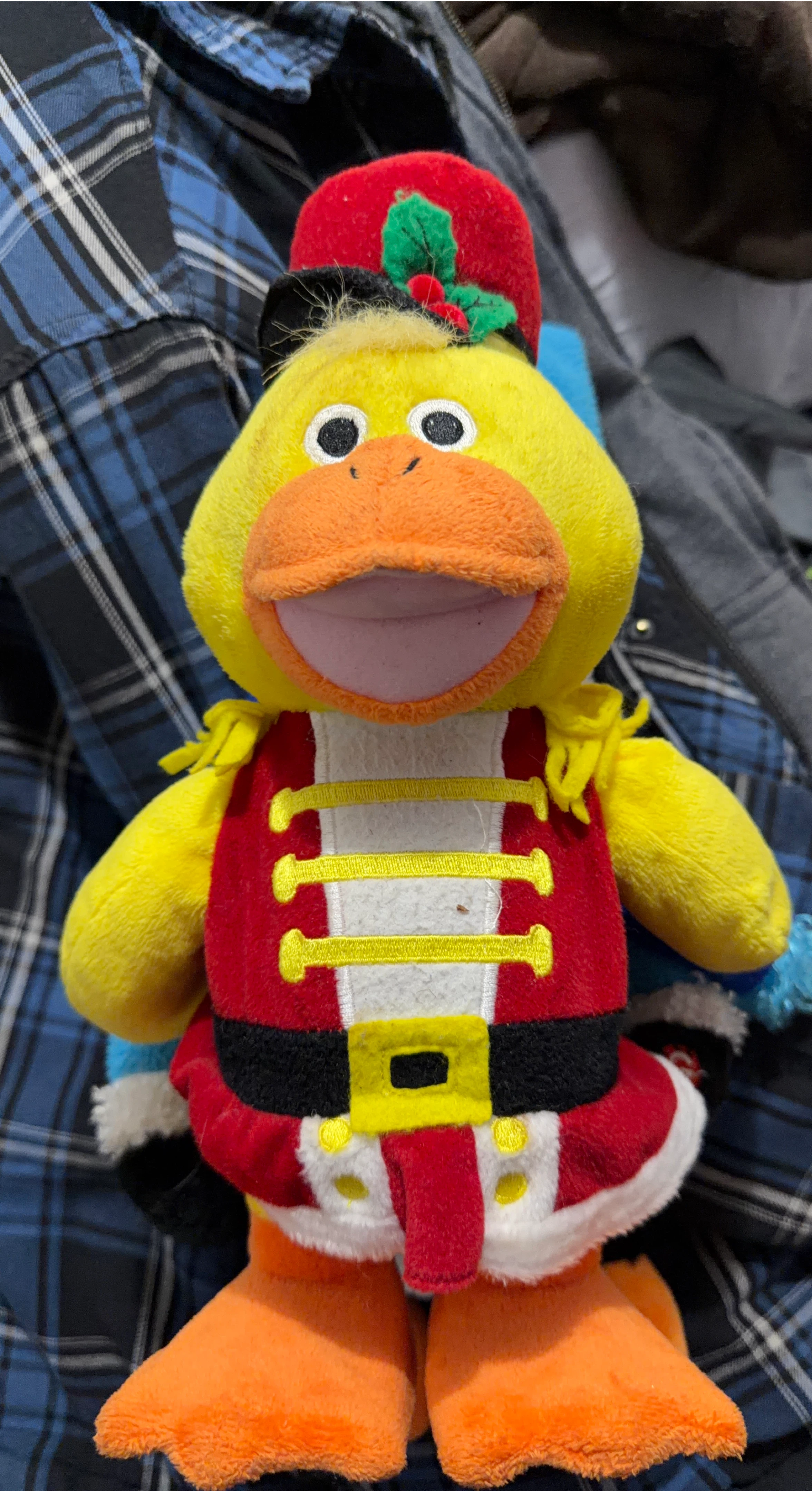 Plush Nutcracker Duck Toy