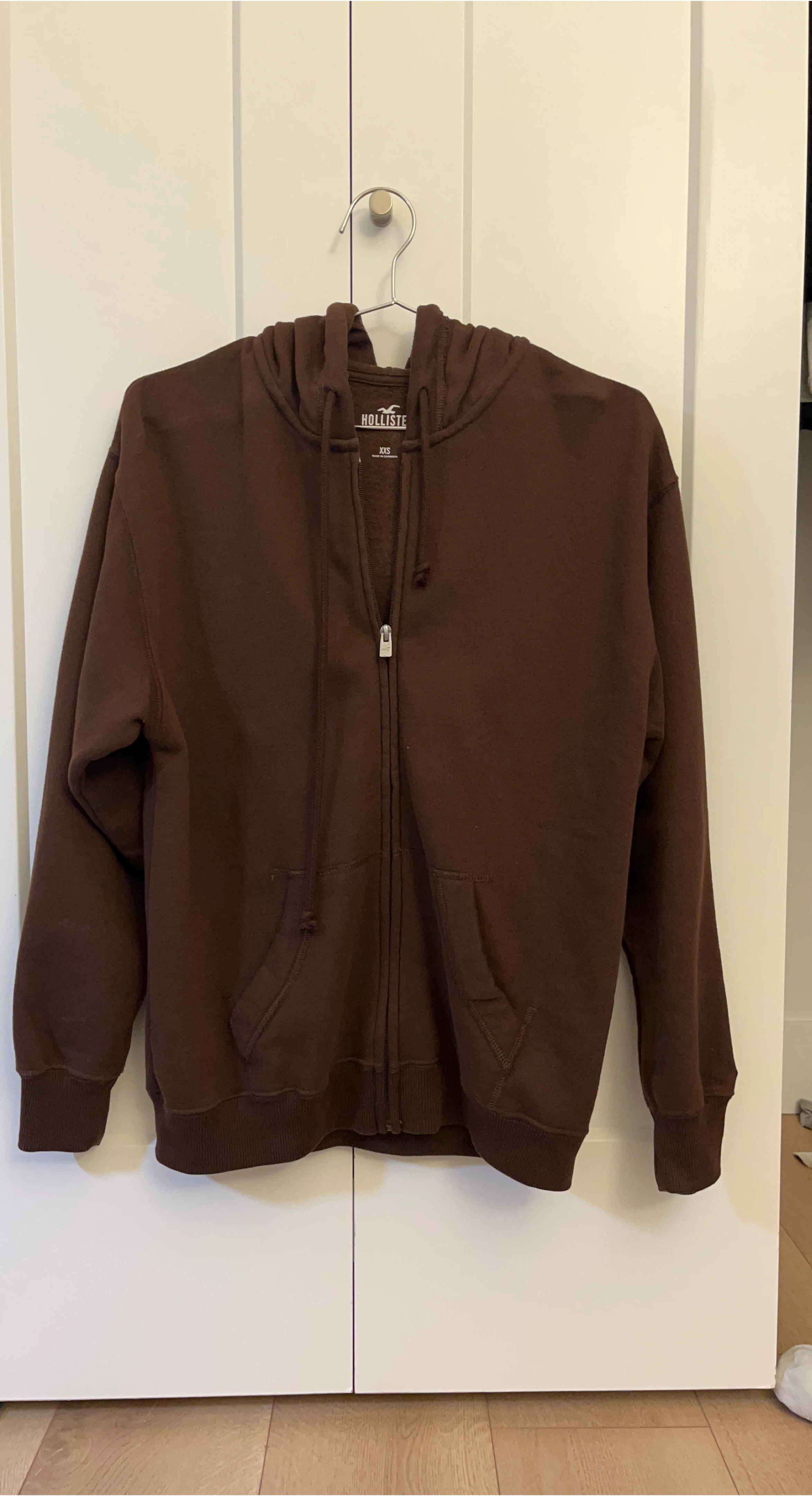 Hollister Brown Zip-Up Hoodie - photo 2