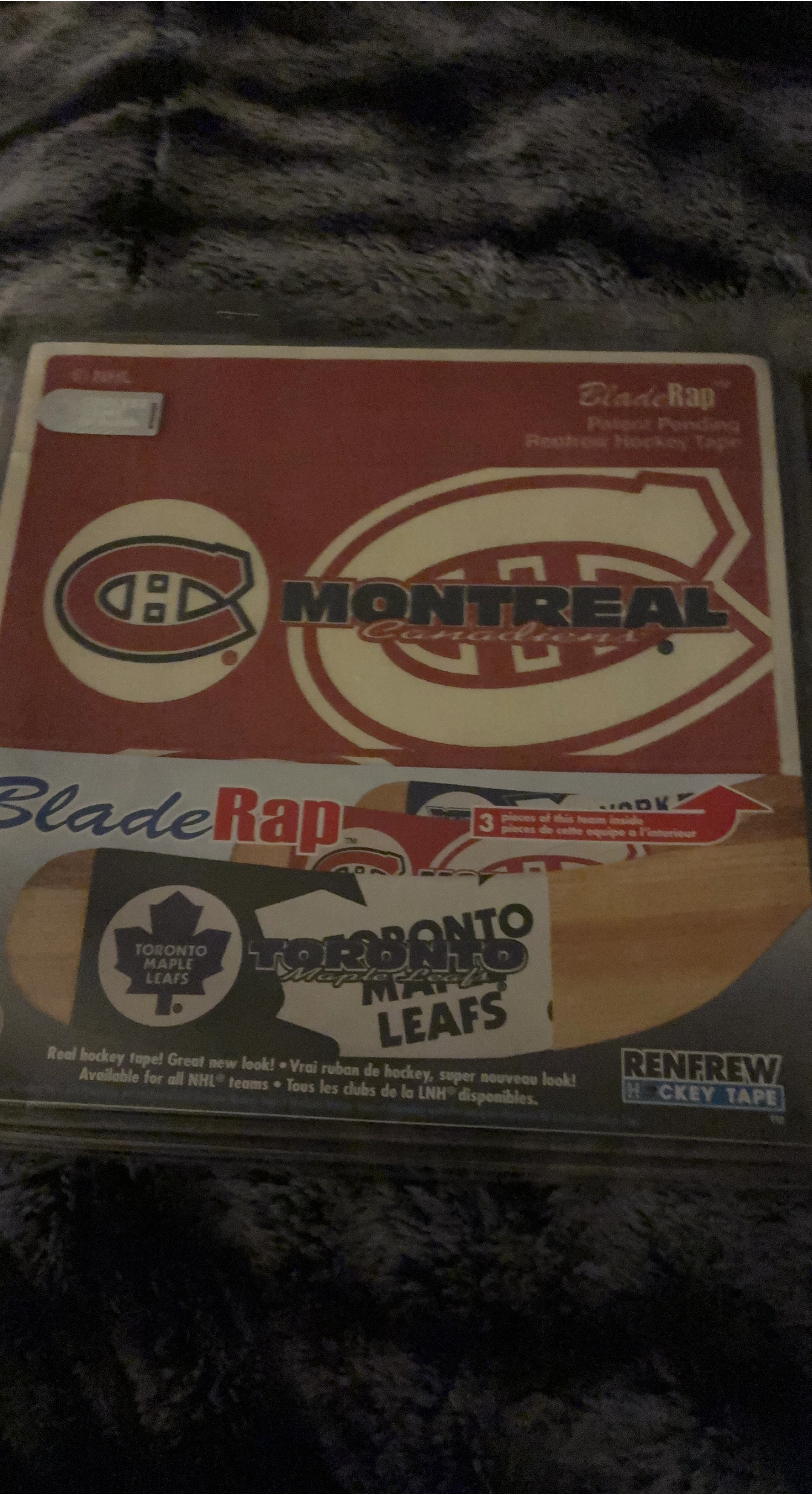 Renfrew Hockey Tape with Montreal Canadiens
