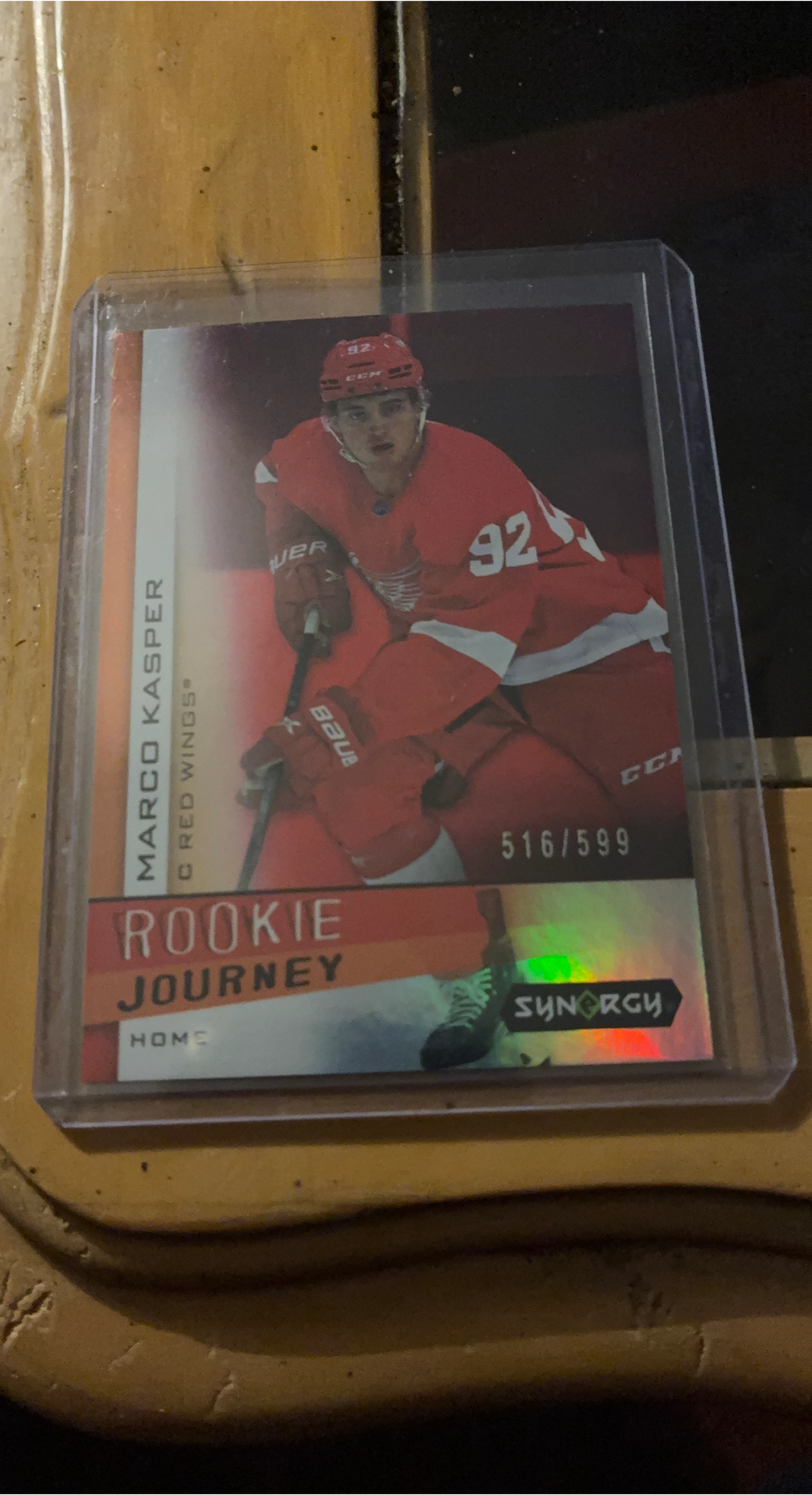 Marco Kasper 516/599 Rookie Journey Hockey Card