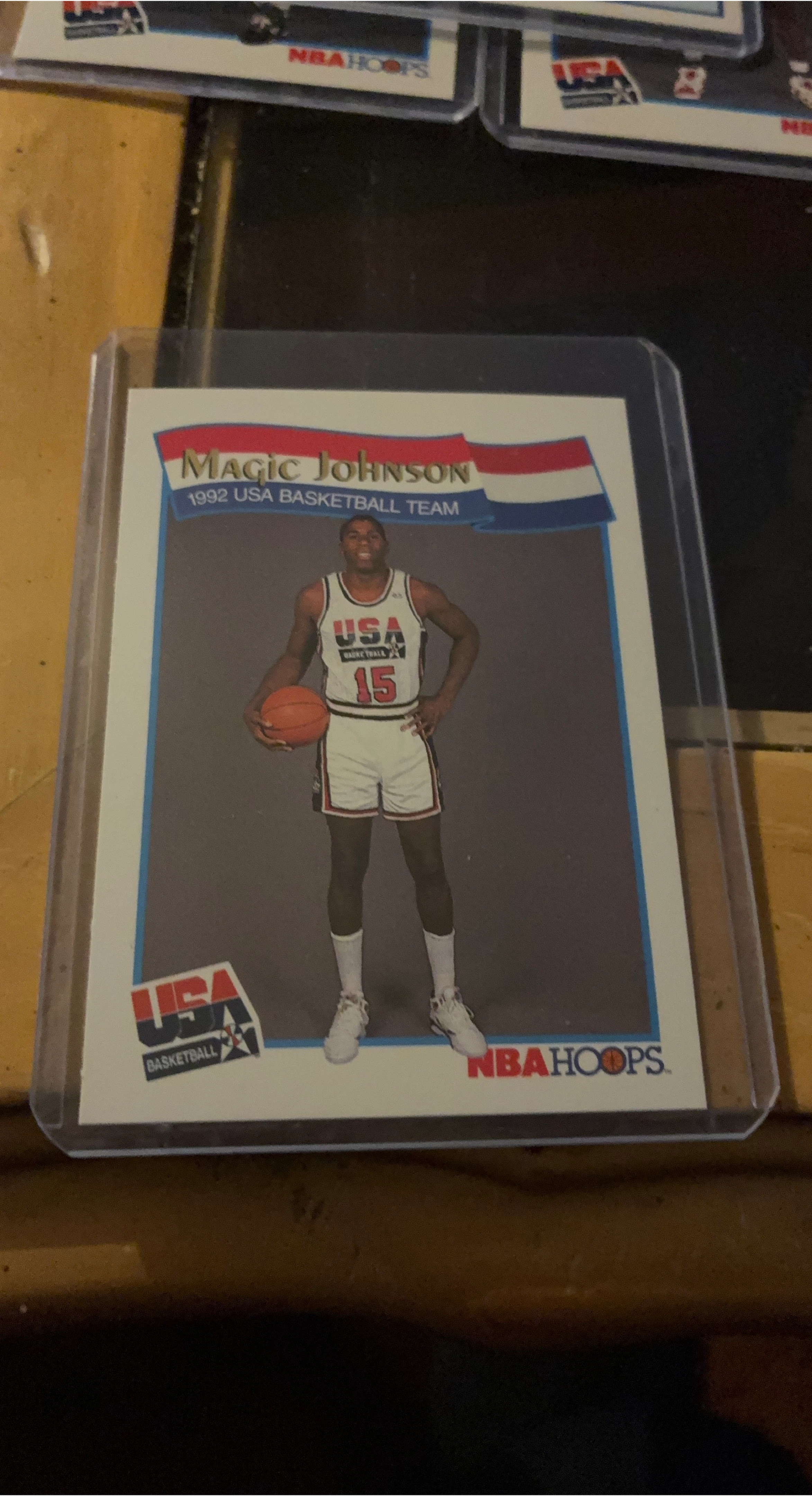 1992 NBA Hoops Magic Johnson USA Basketball Card