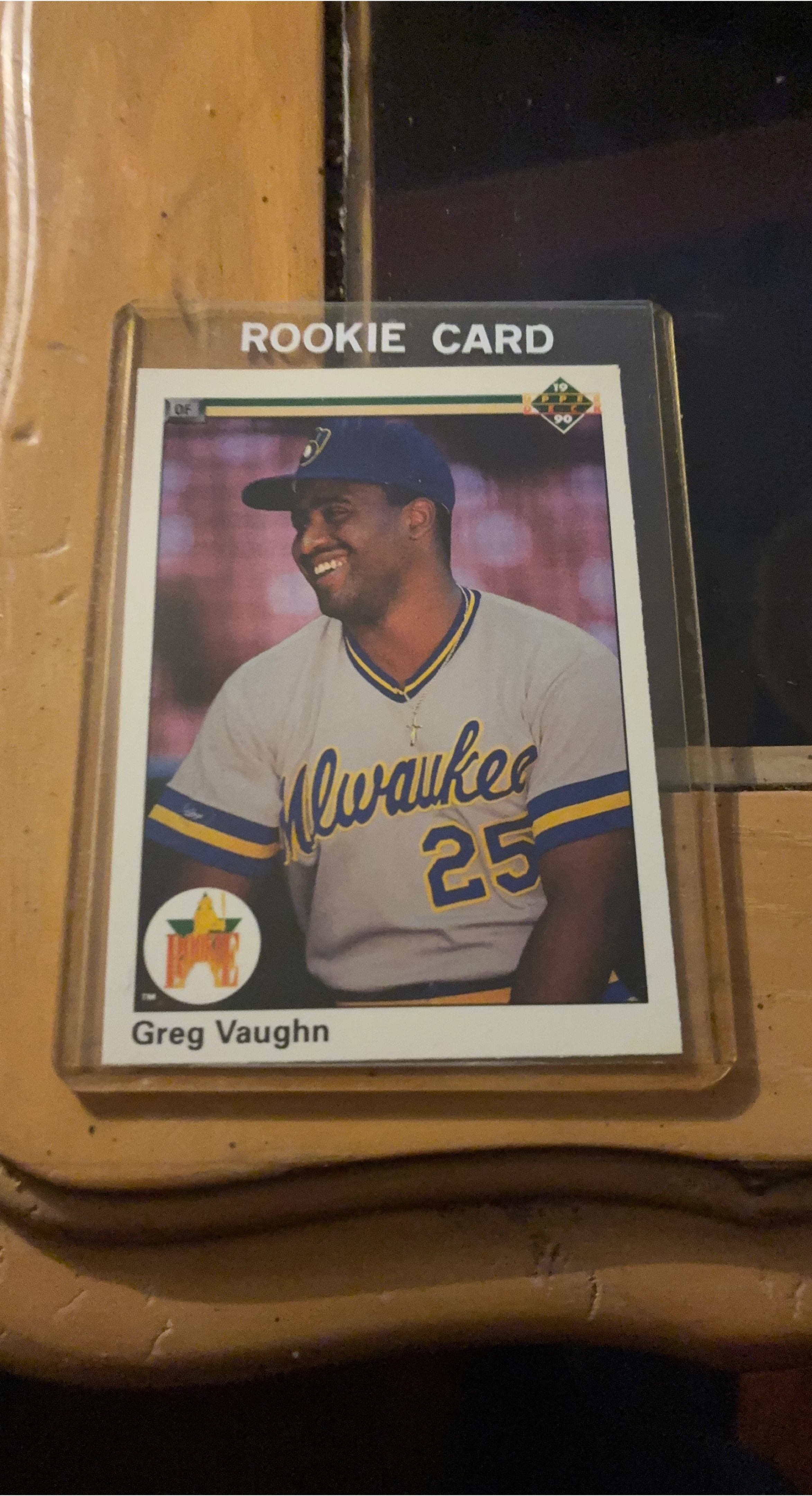 Greg Vaughn Rookie Card