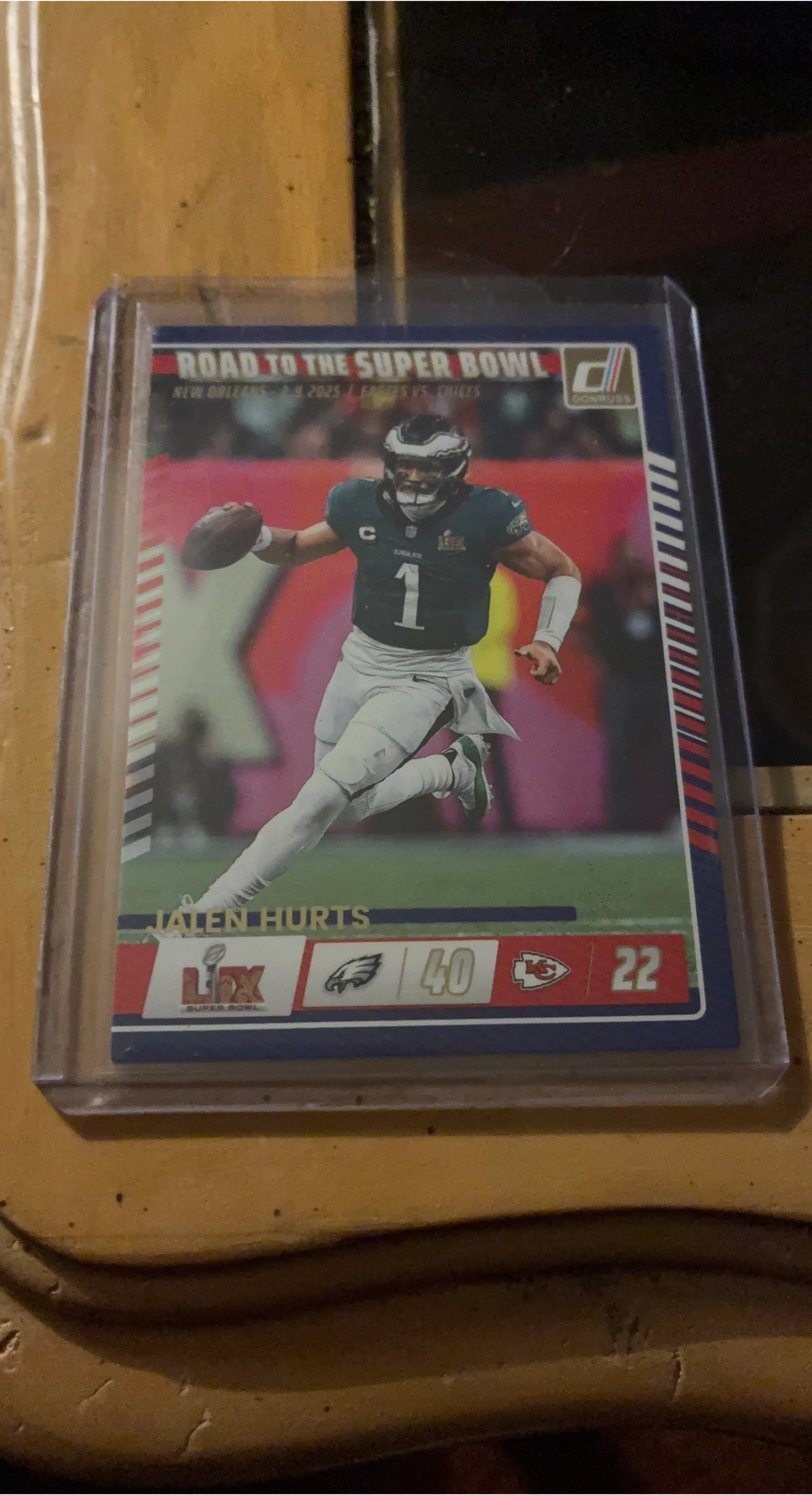 Donruss Road to the Super Bowl Jalen Hurts Football Card