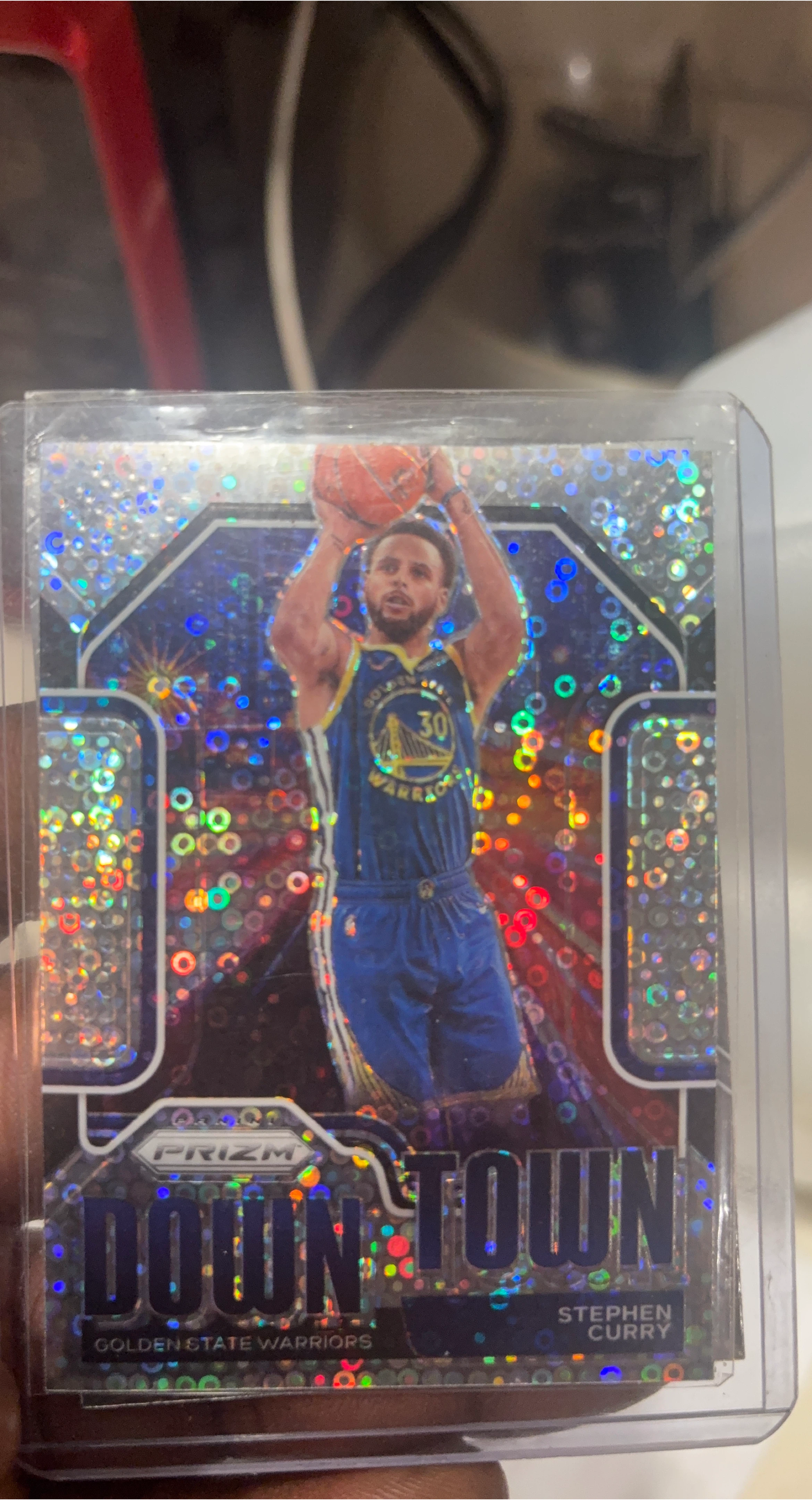 Panini Prizm Downtown Stephen Curry Card