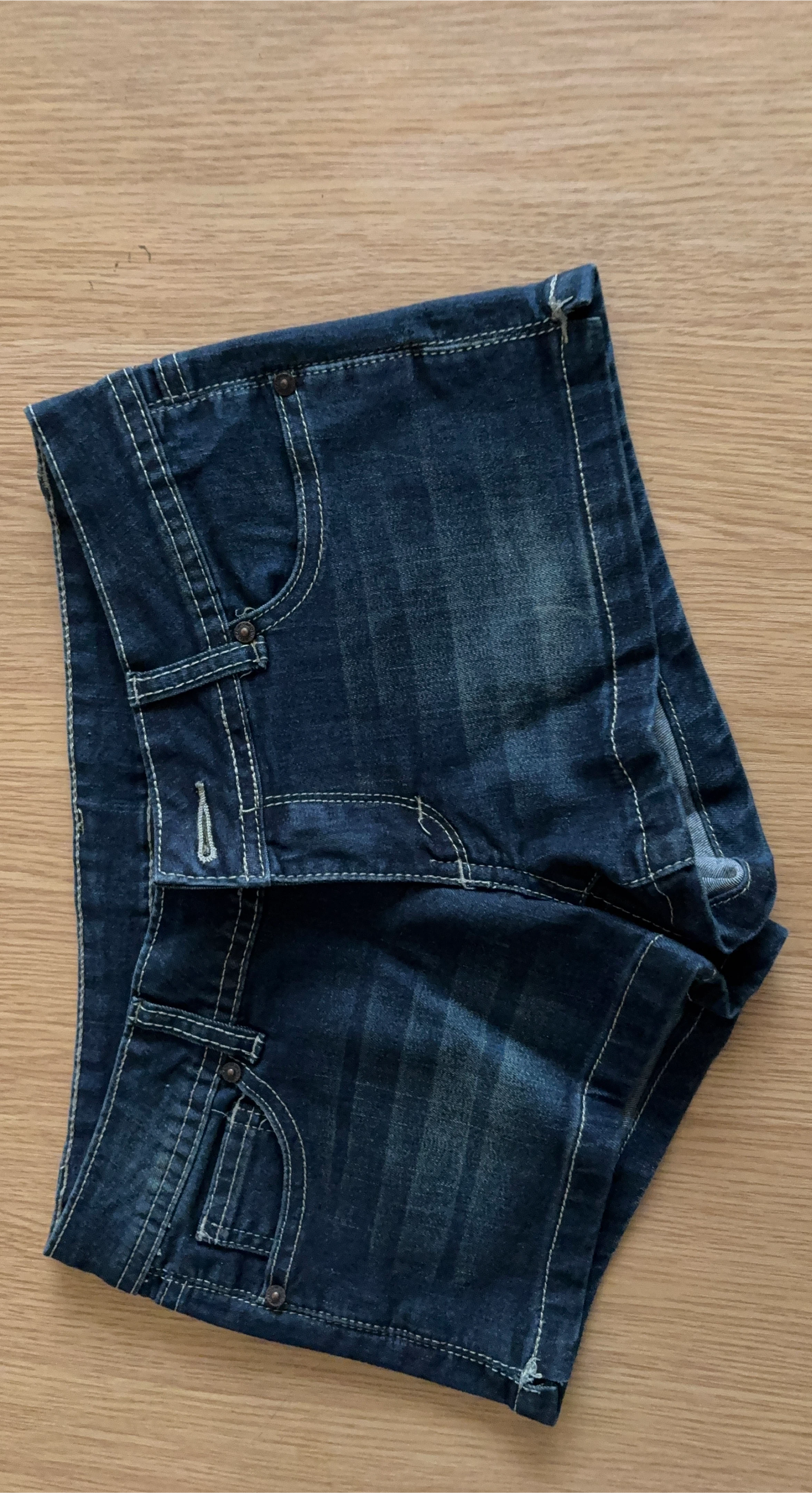 Blue Denim Shorts