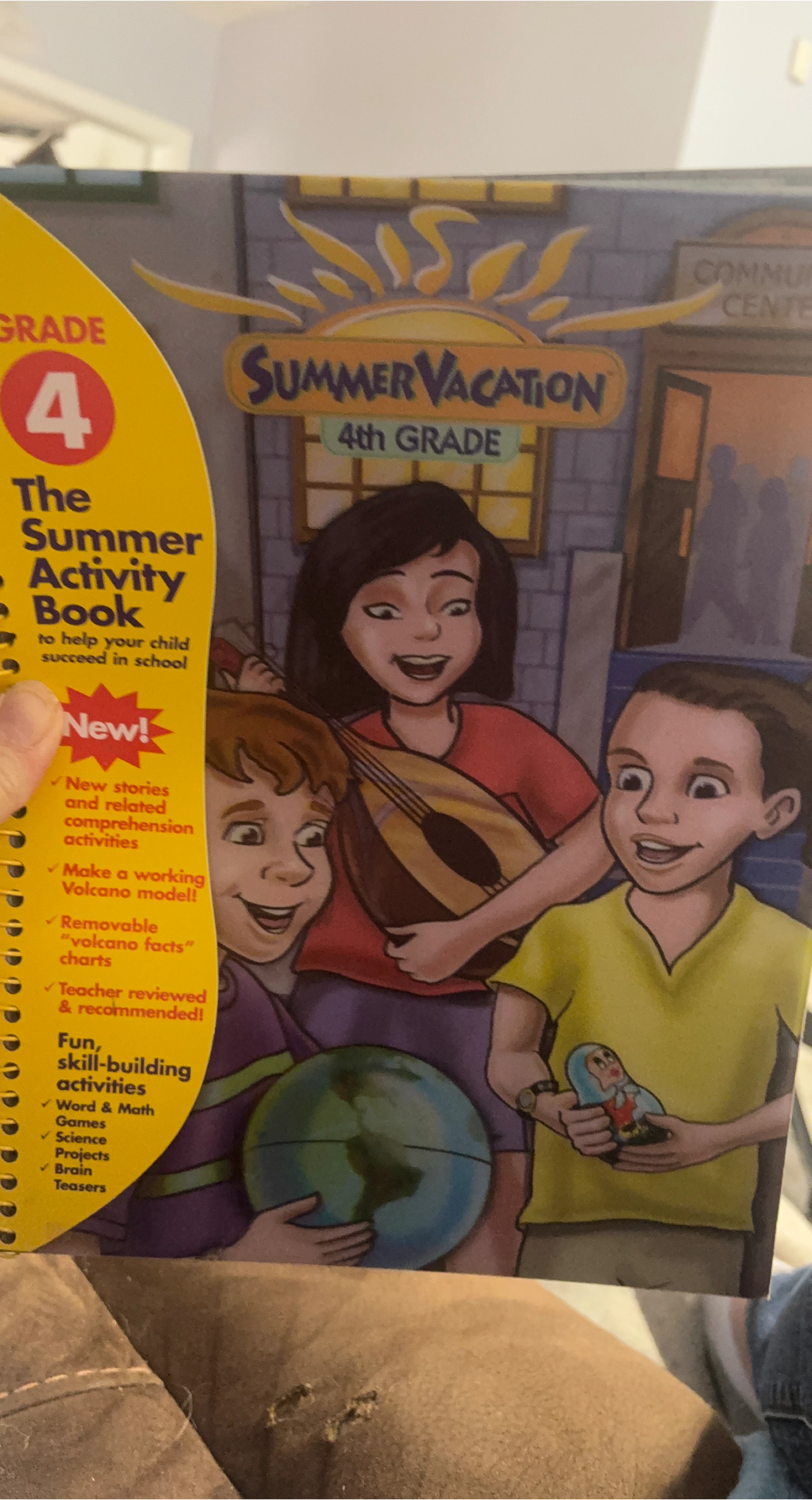 Summer Vacation 4th Grade Activity Book