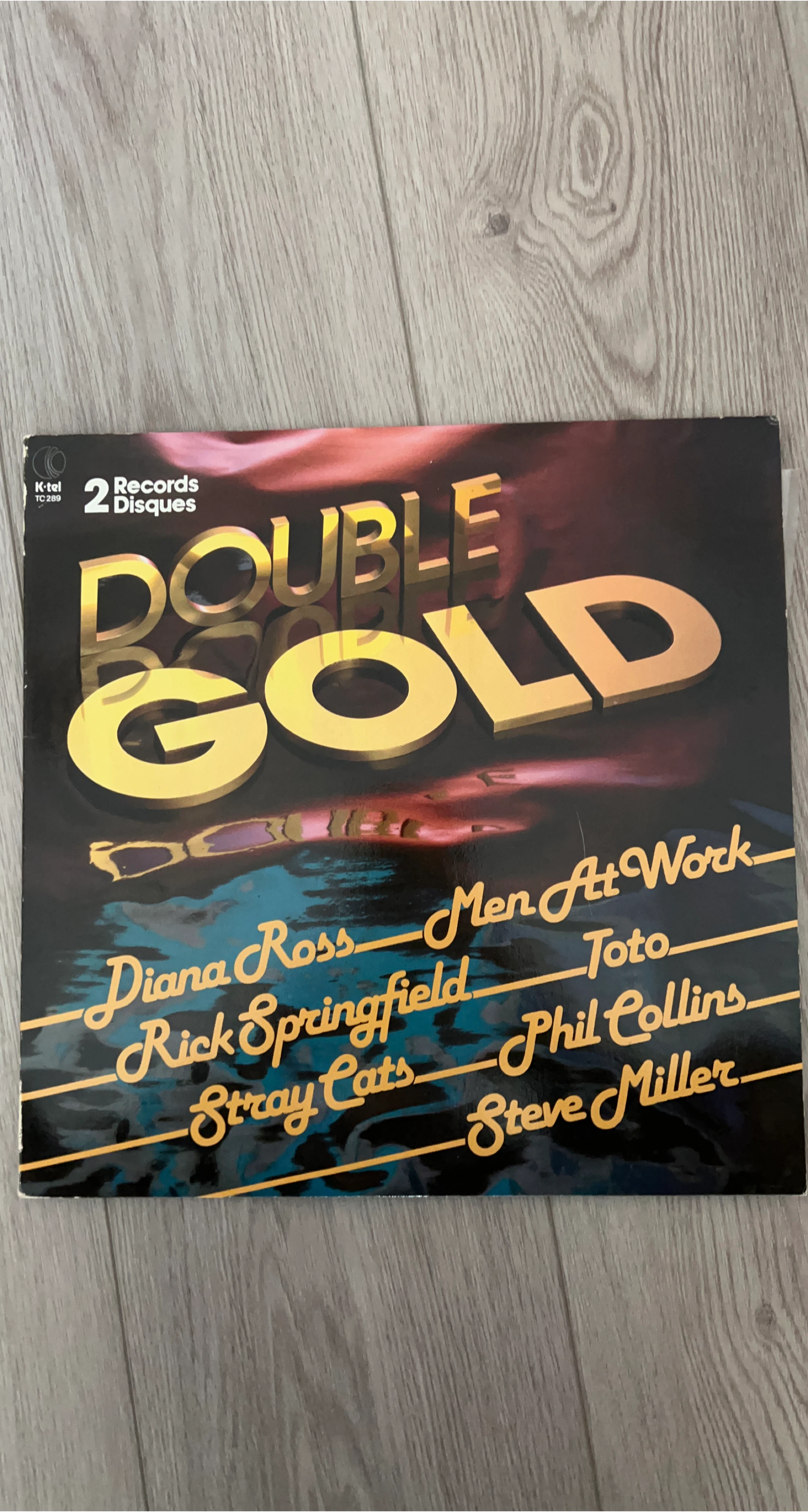 K-tel Double Gold 2 Record Compilation Vinyl