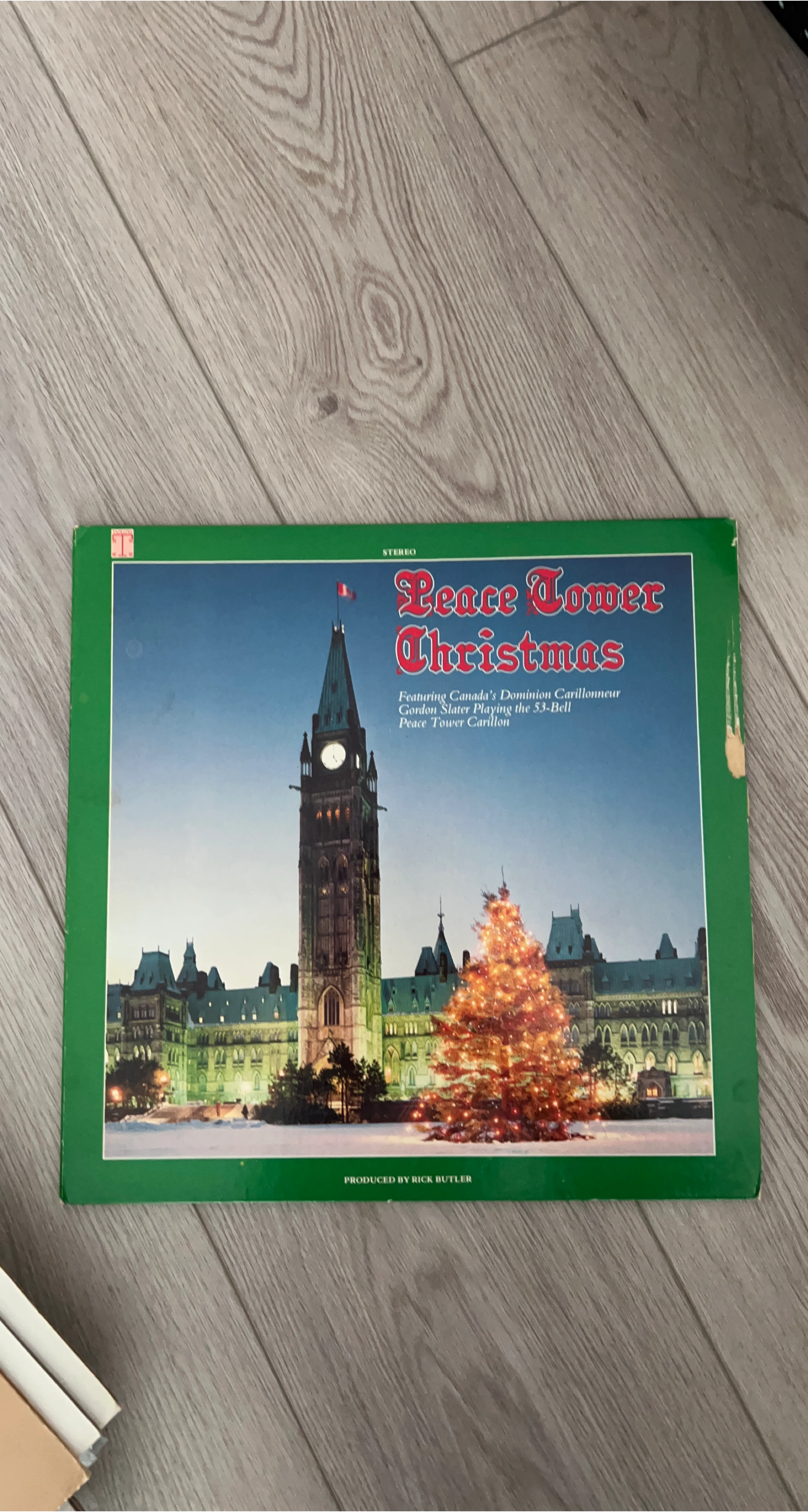 Peace Tower Christmas Vinyl Record