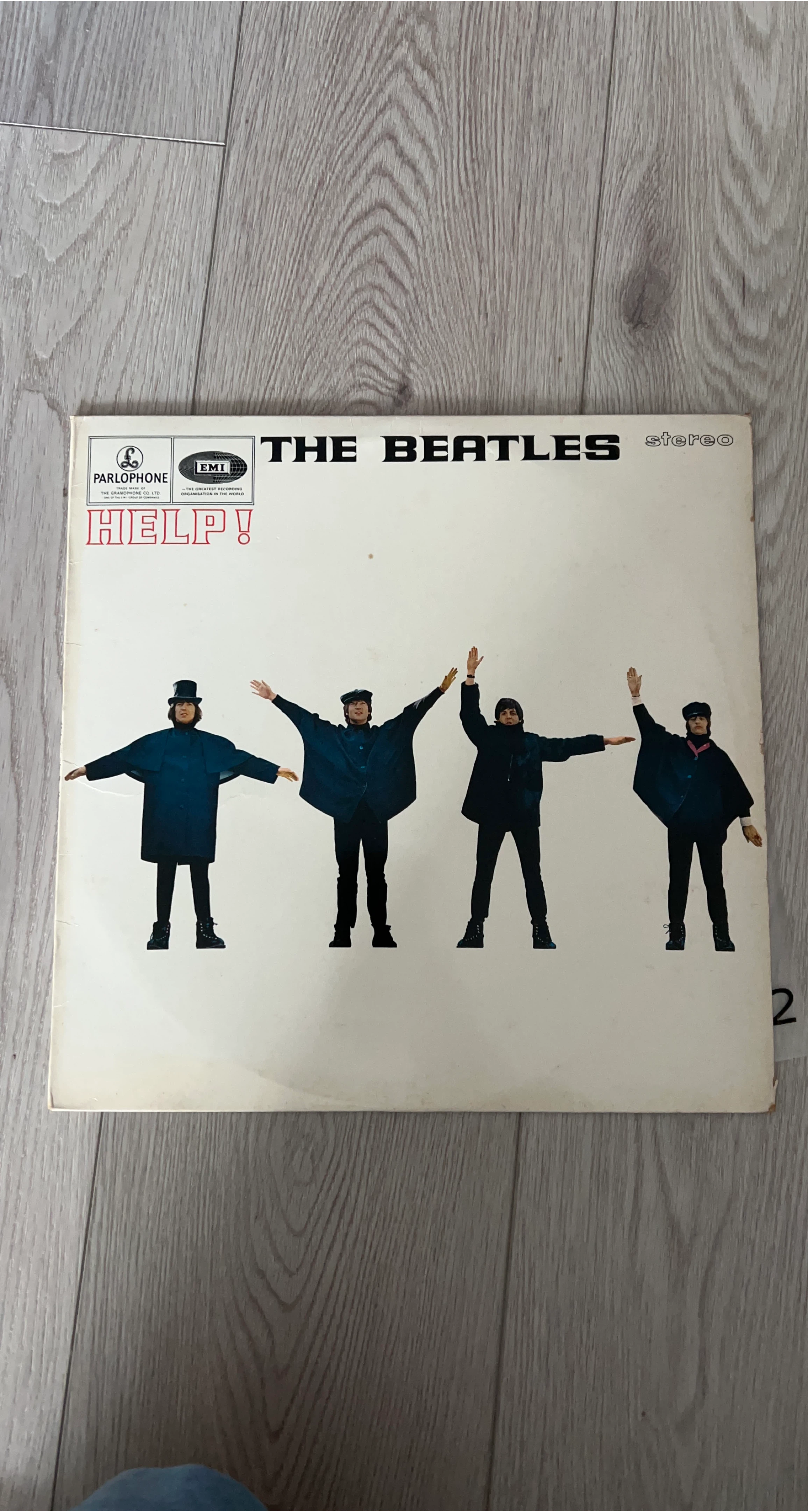 The Beatles Help! Stereo Vinyl Record