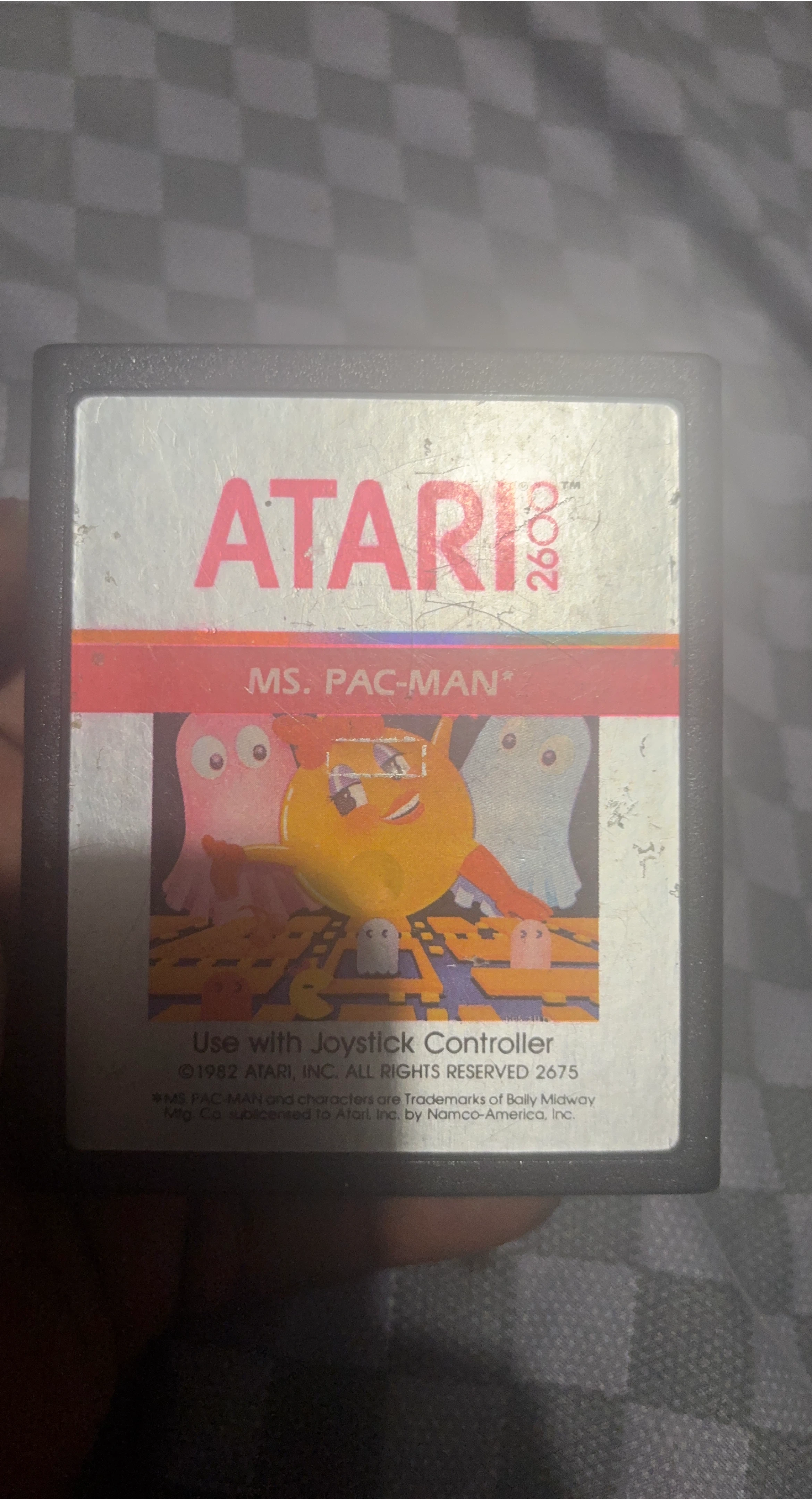 Atari 2600 Ms. Pac-Man Game Cartridge