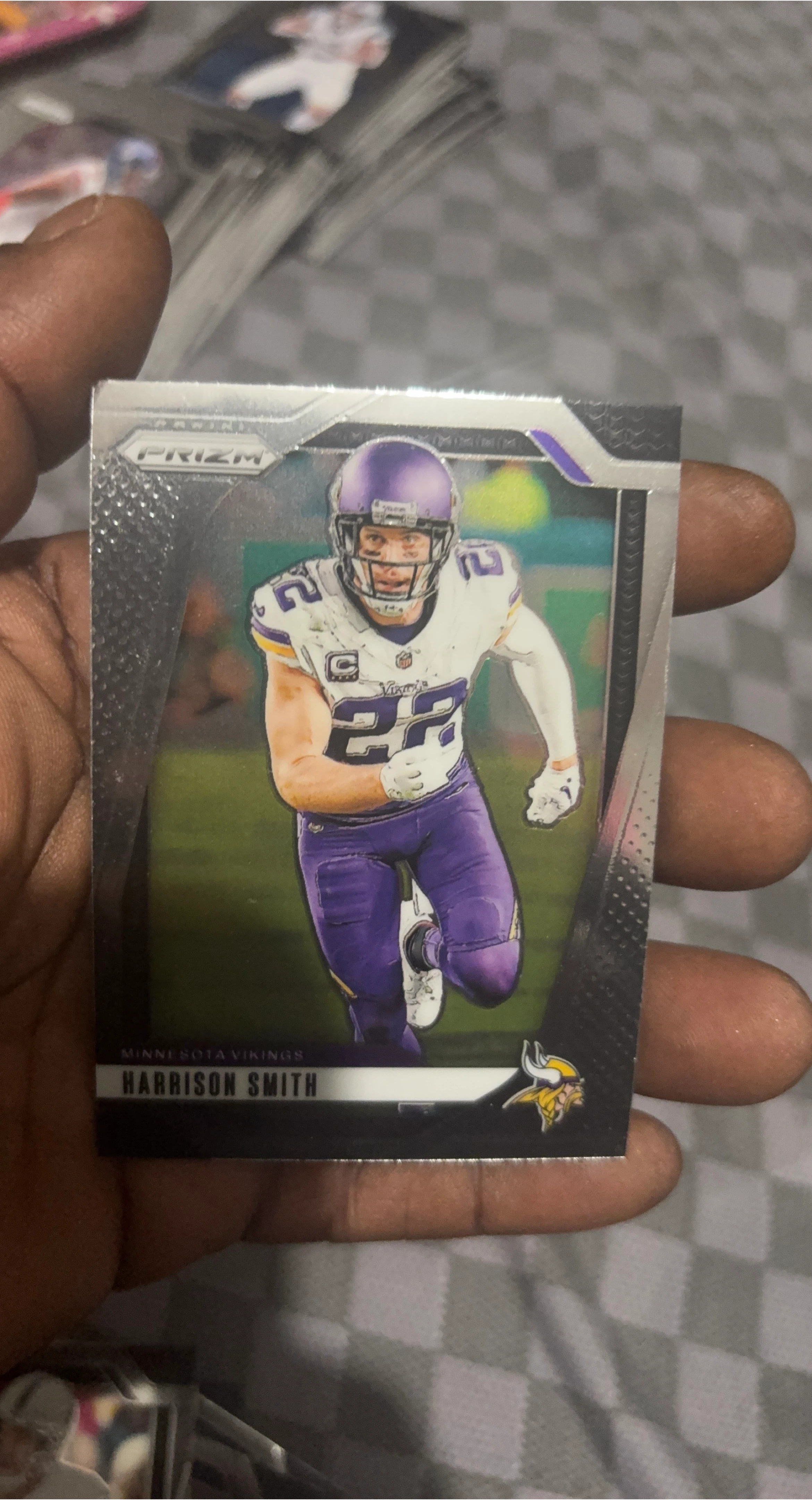 Panini Prizm Harrison Smith Minnesota Vikings Football Card