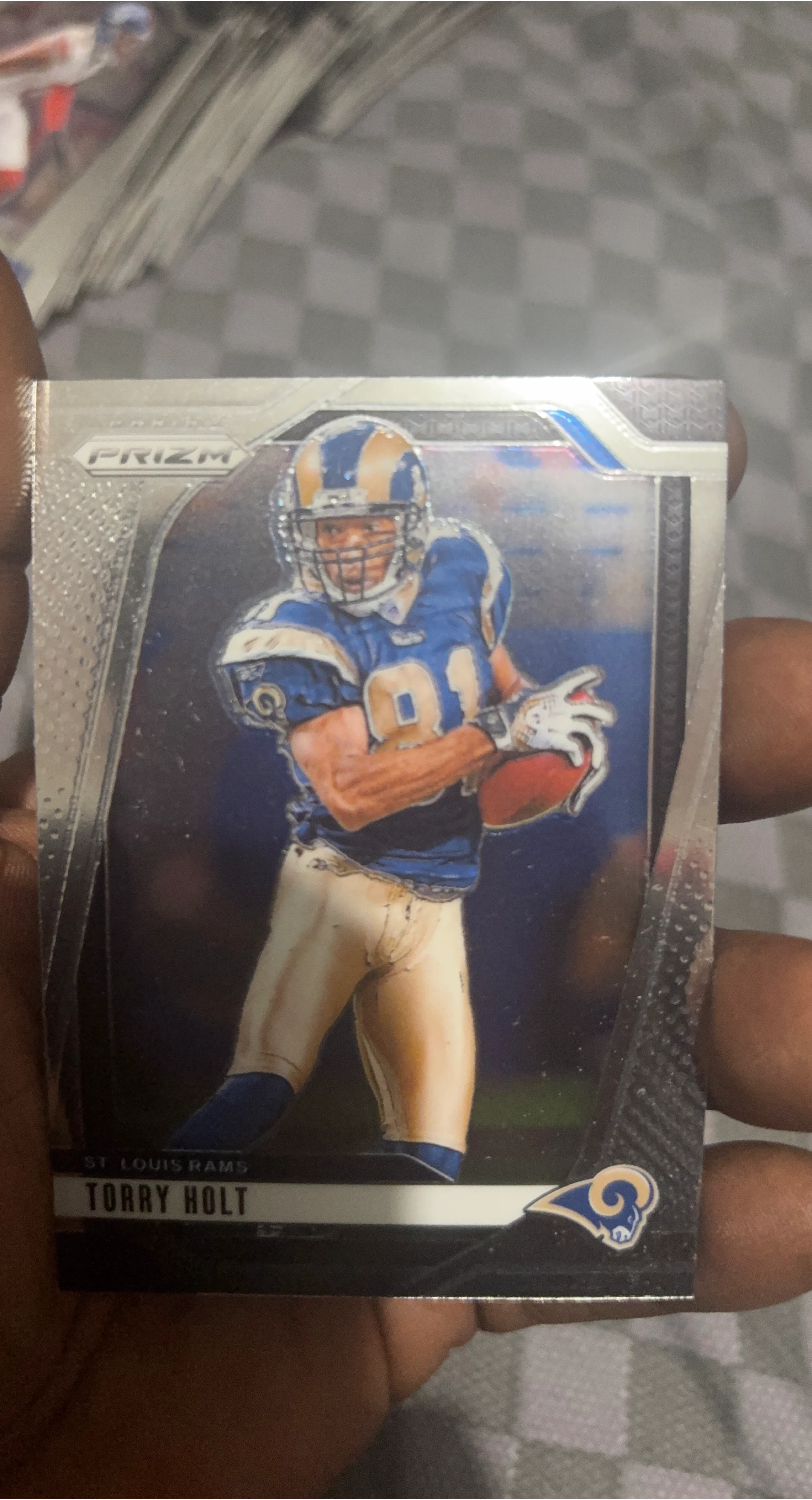 Panini Prizm Torry Holt St. Louis Rams Football Card