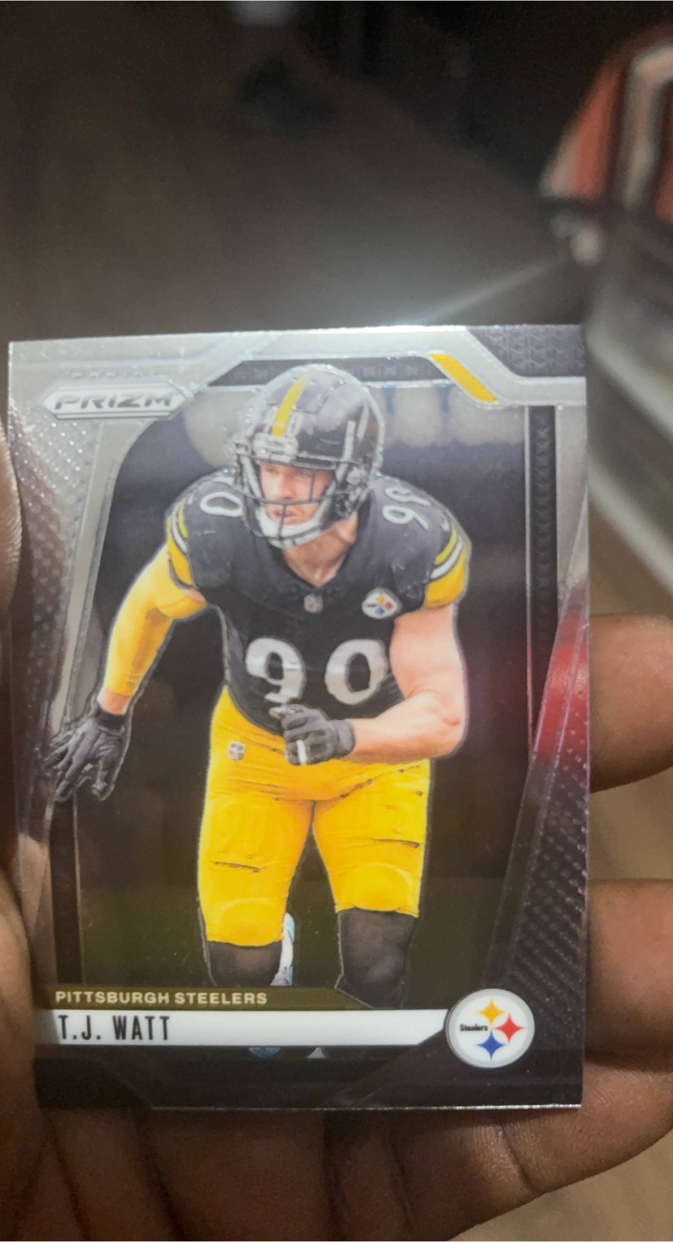 Panini Prizm T.J. Watt Pittsburgh Steelers Football Card