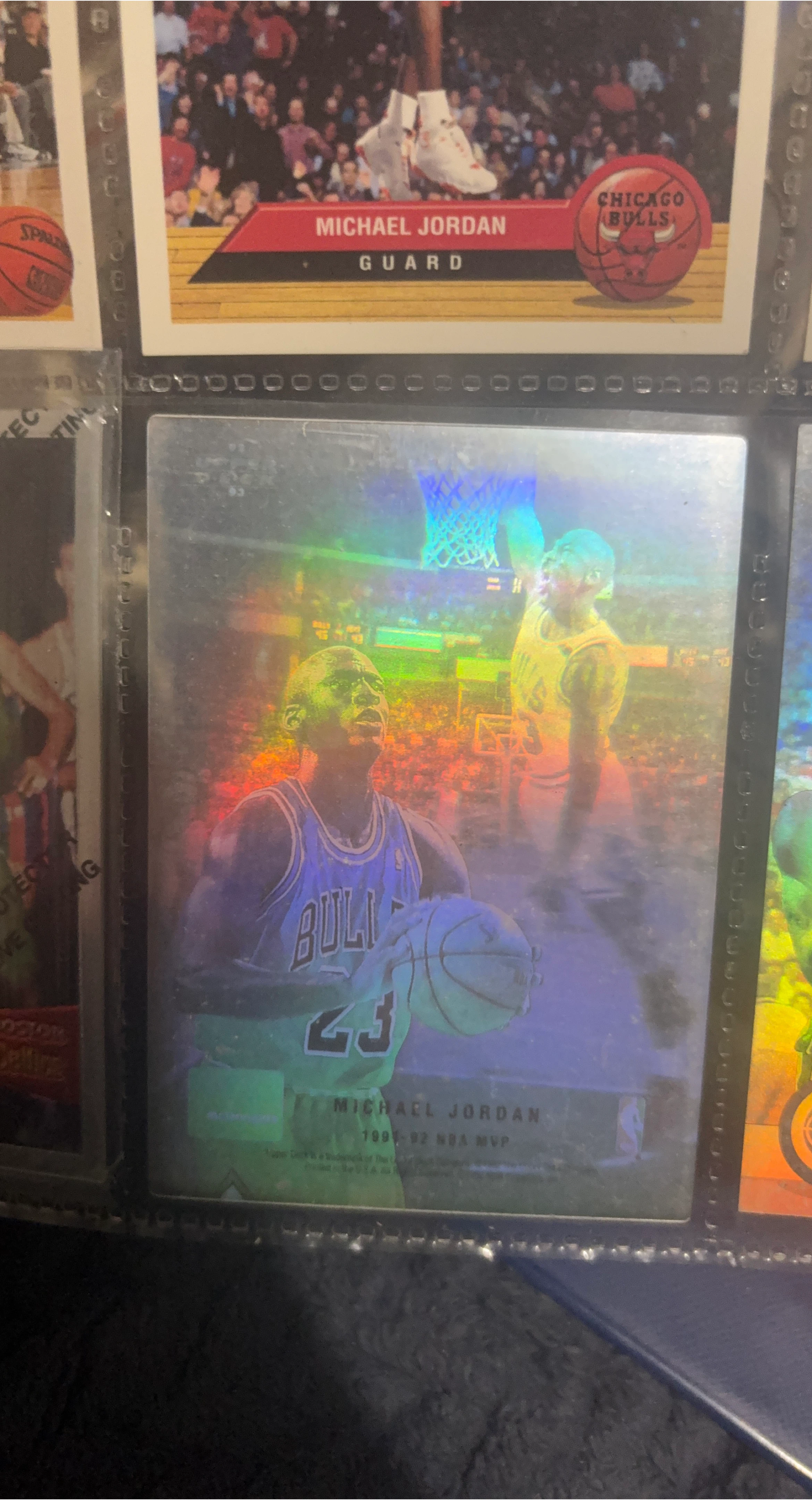 Michael Jordan 1991-92 NBA MVP Collectible Card