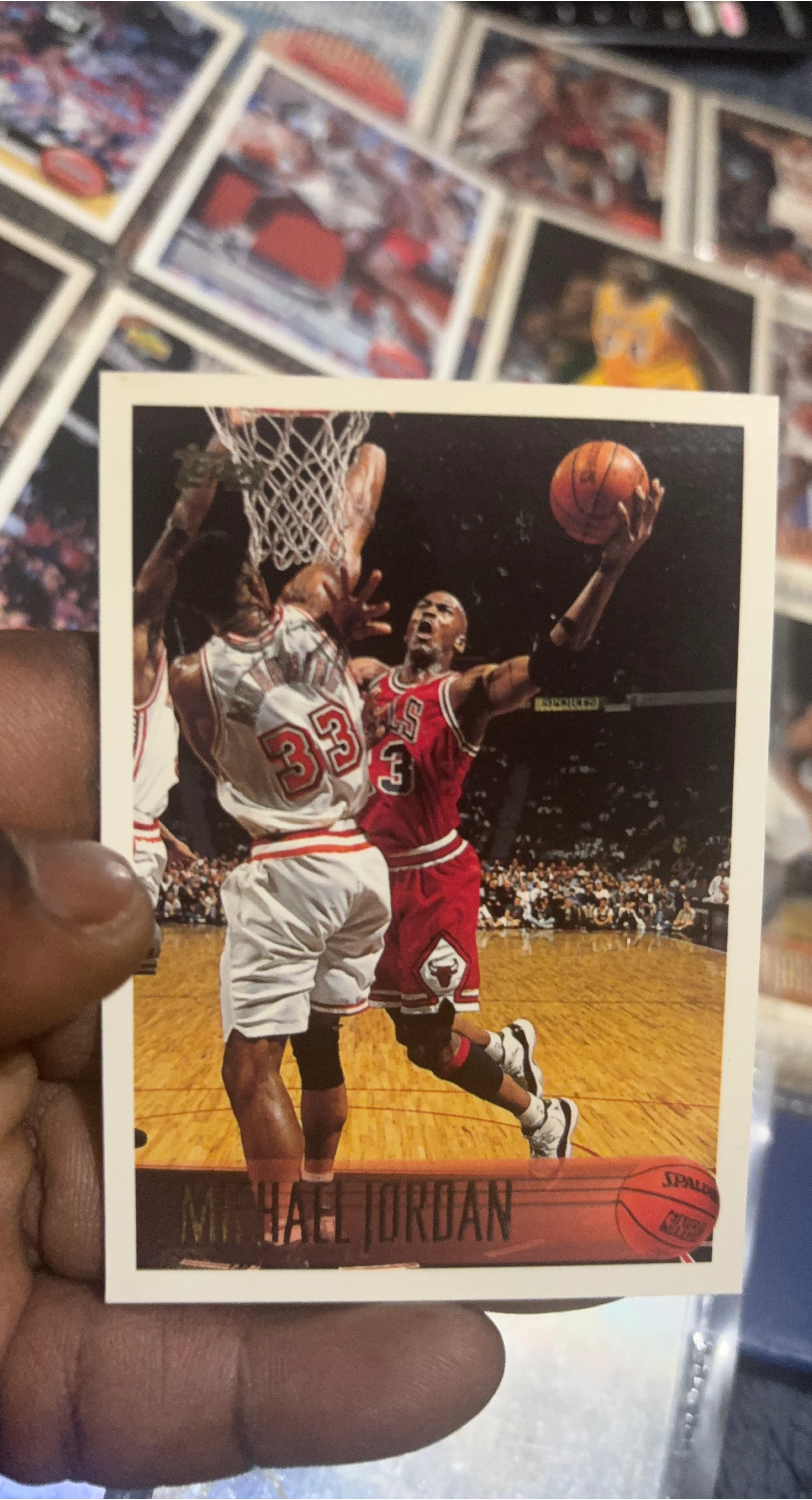 Michael Jordan 1991-1992 SkyBox Slam Dunk Card