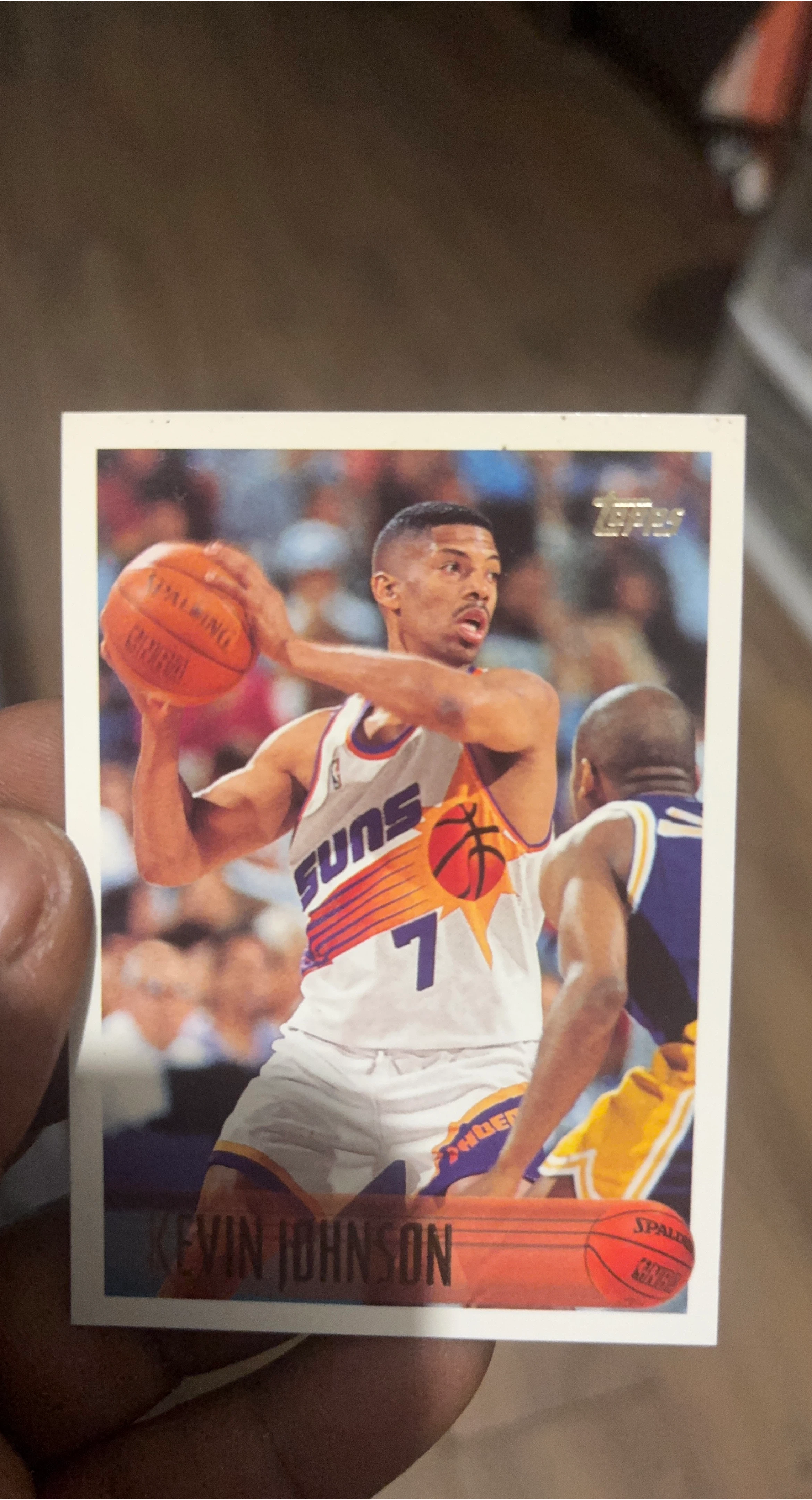1992 Topps Kevin Johnson Basketball Card