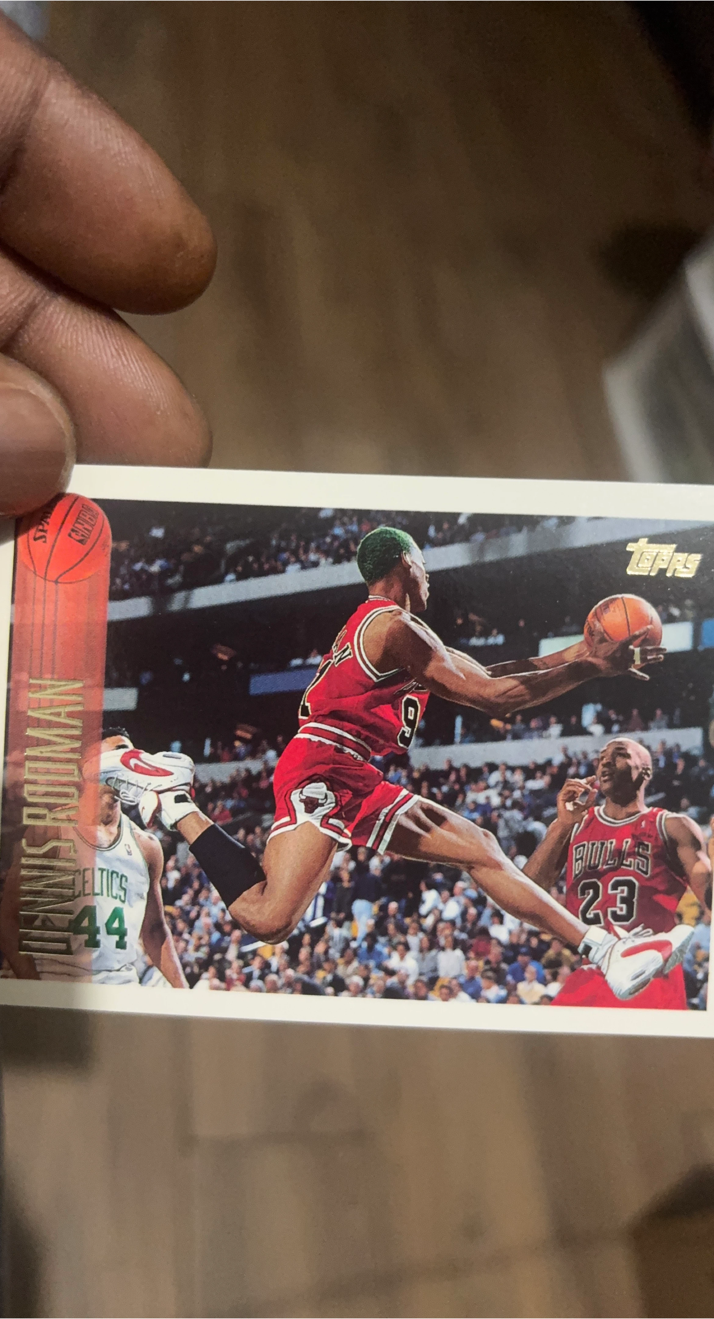 Topps Dennis Rodman Chicago Bulls Basketball Card