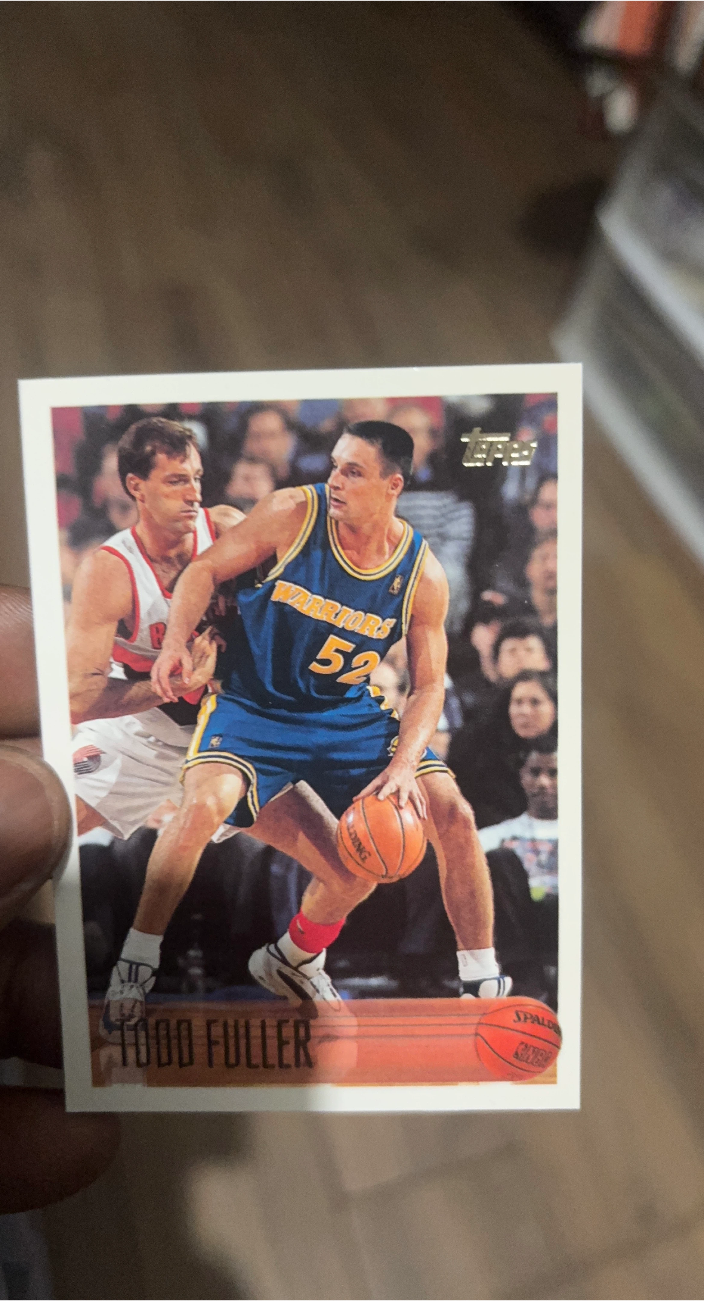 Topps Todd Fuller 1993-1994 NBA Hoops Trading Card