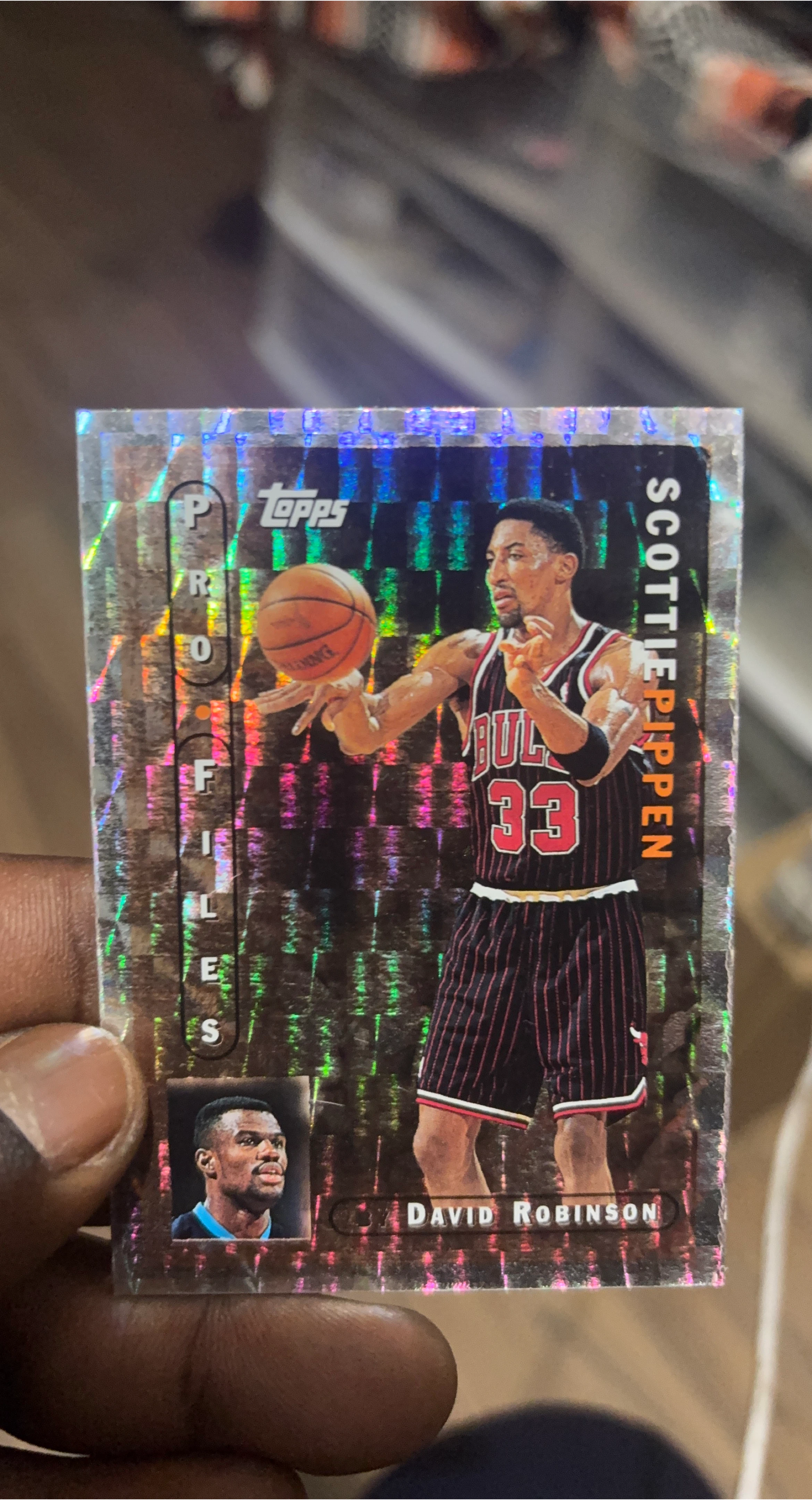 1997-98 Topps Profiles Scottie Pippen Basketball Card