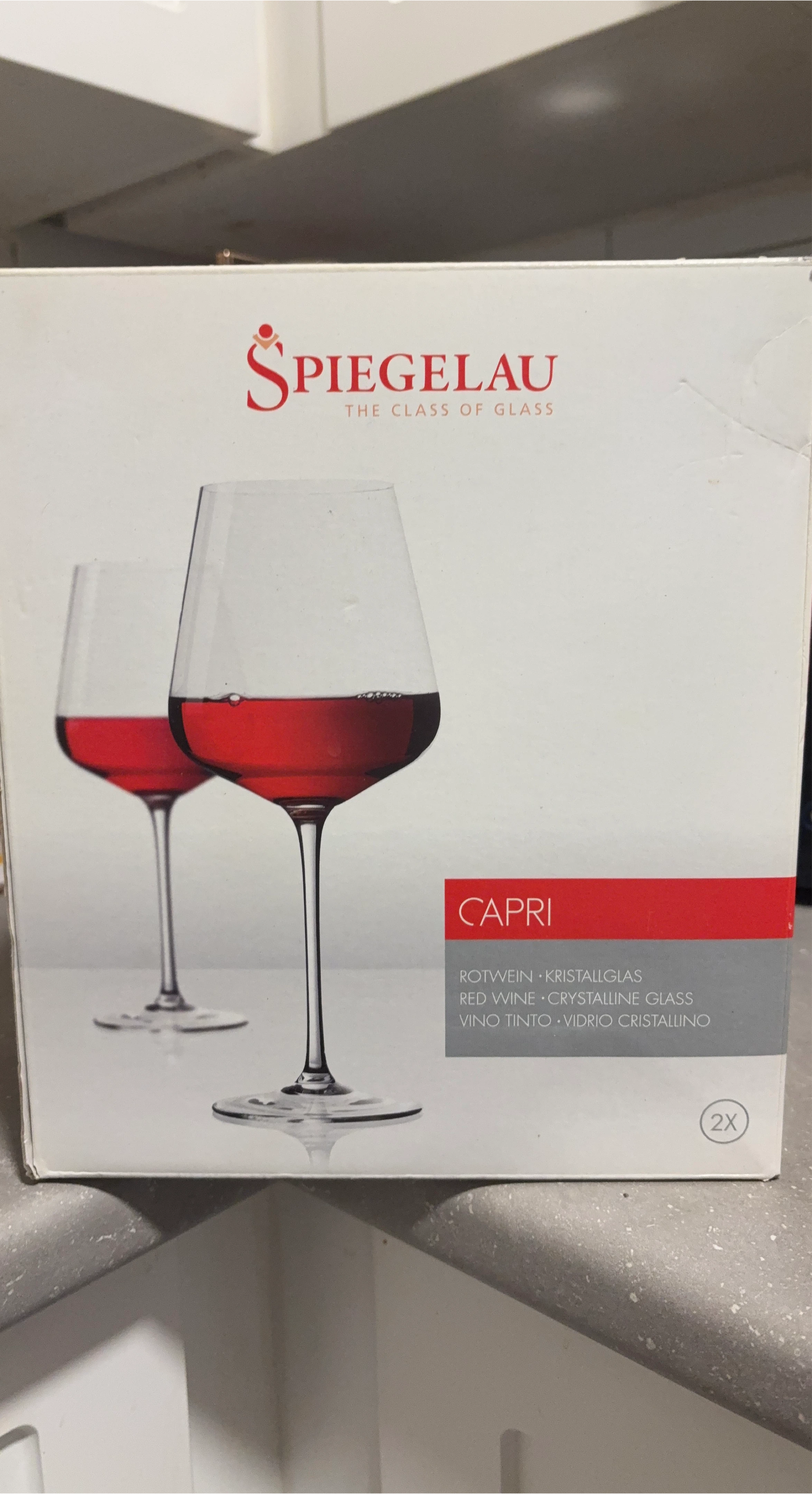Spiegelau Capri Red Wine Crystal Glasses (Set of 2)