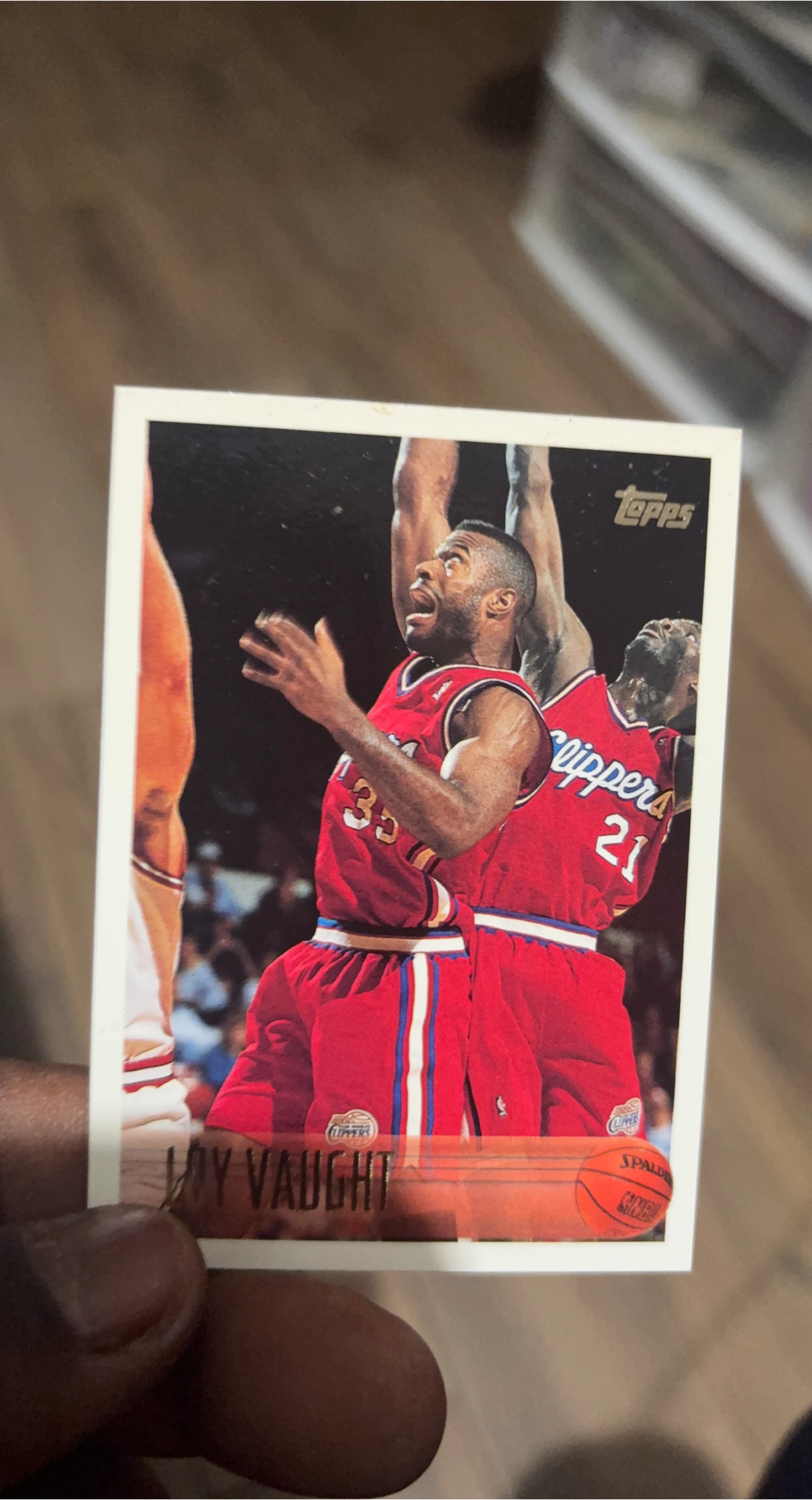 1992 Topps Basketball Card - J. K. Vaughn