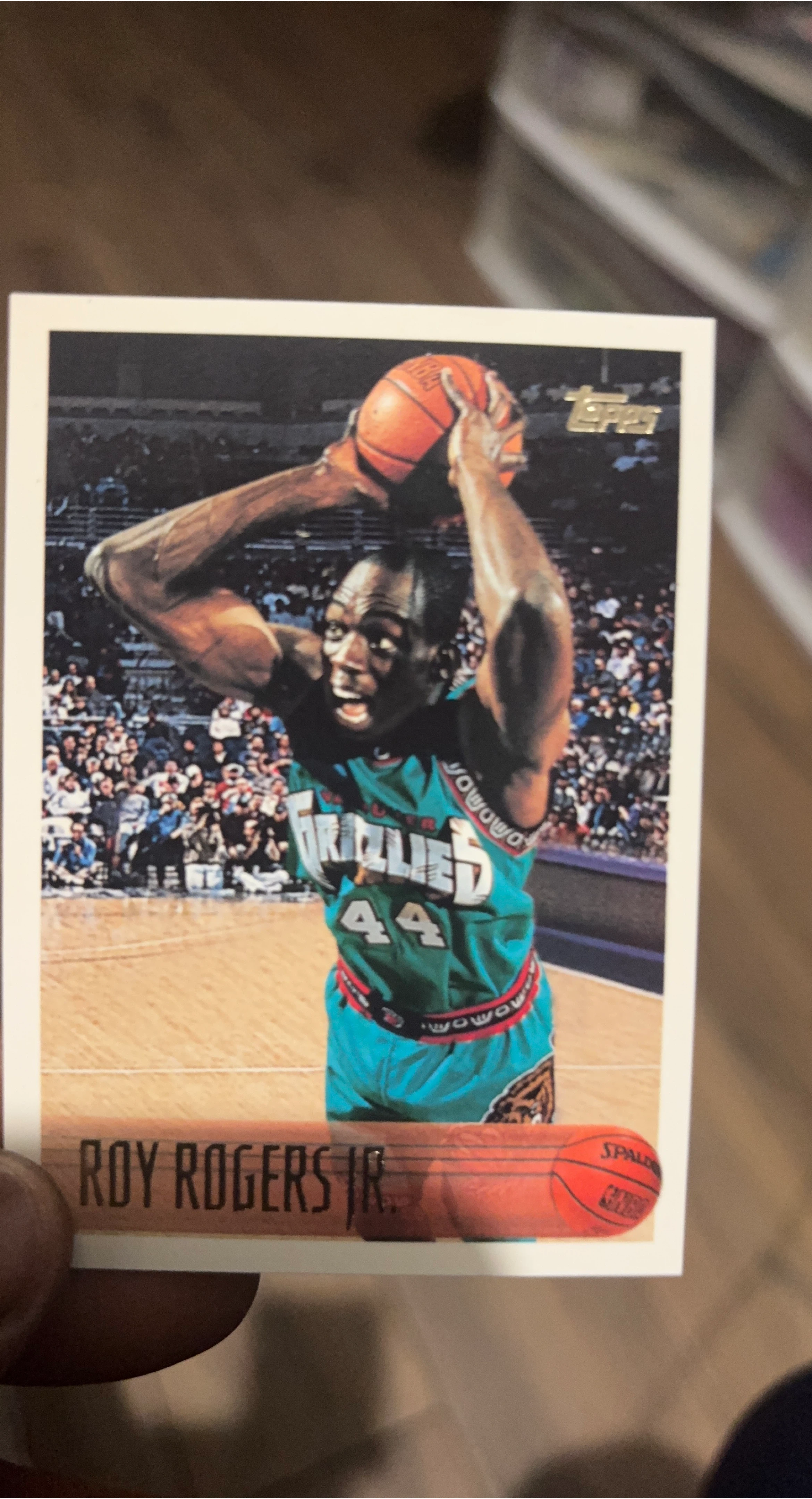 Topps Roy Rogers Jr. Basketball Card