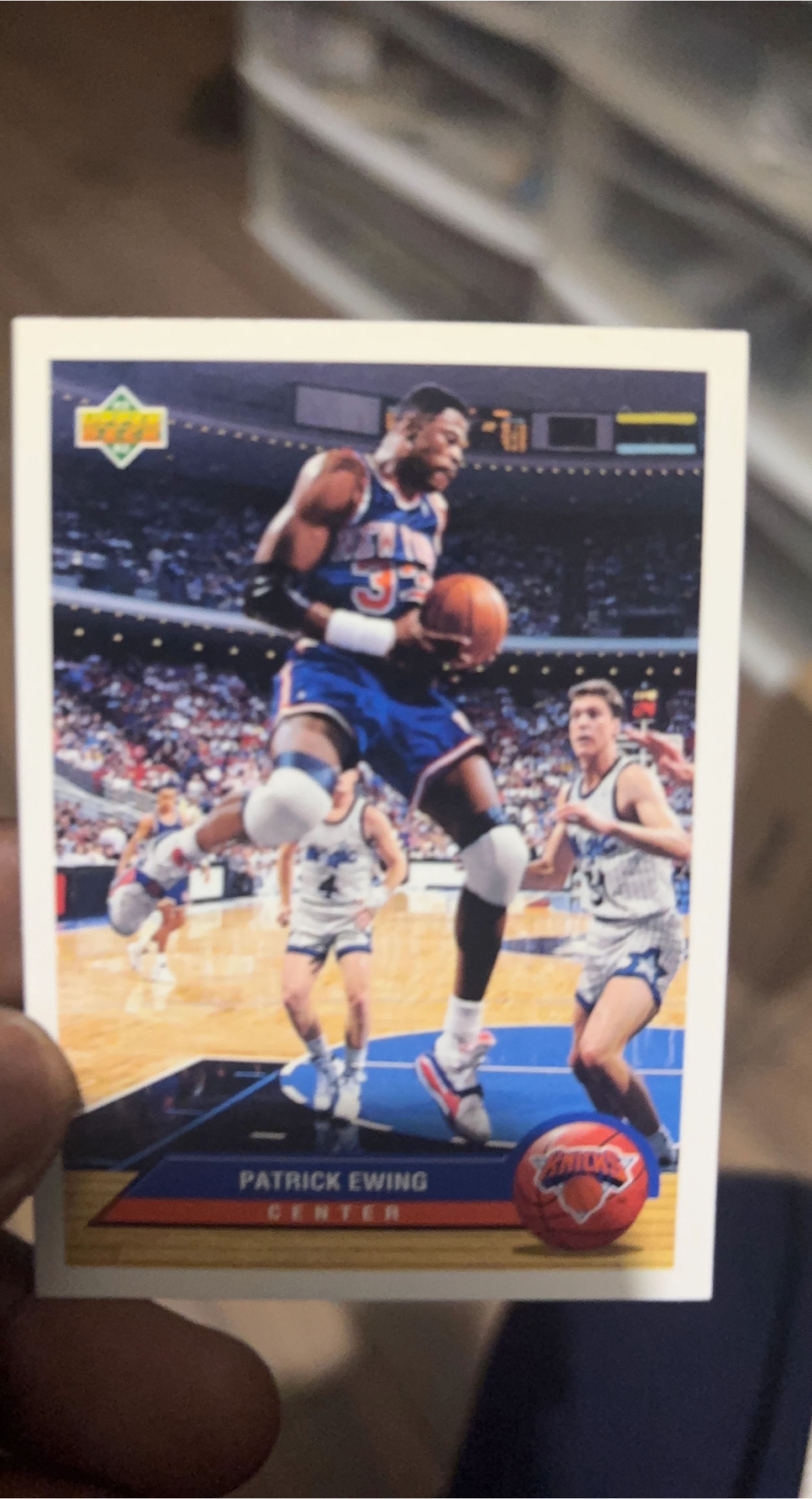 1991 Upper Deck Patrick Ewing New York Knicks Basketball Card
